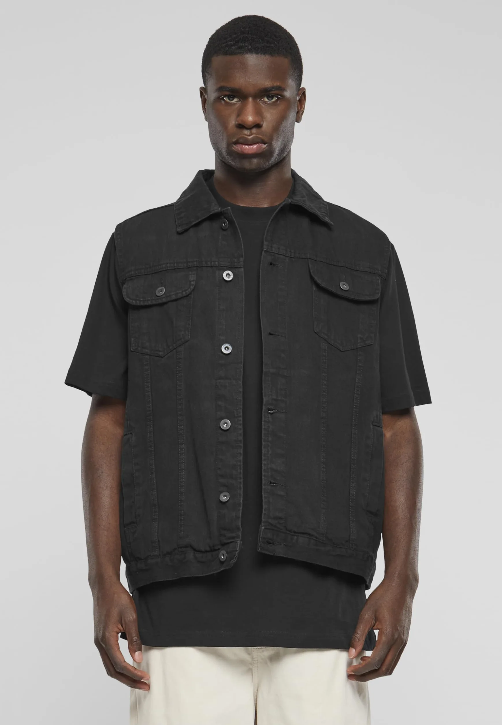Urban Classics Gilet in denim da uomo