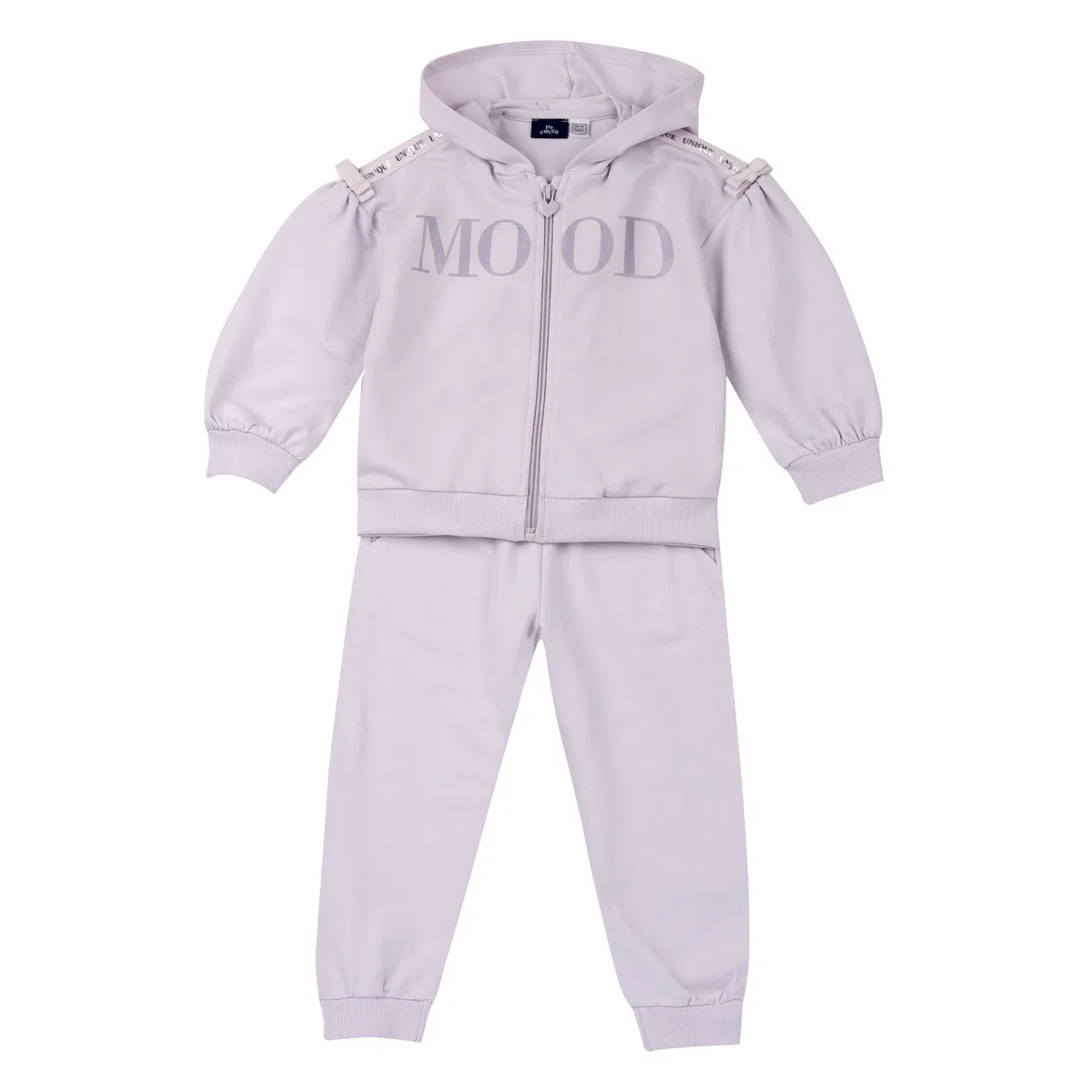 Chicco, Tuta Bambina, Completo Bambina con Felpa con Cappuccio e Pantaloni, Comodo e alla Moda, Designed in Italy