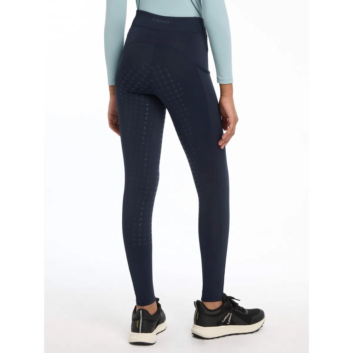 LeMieux Young Rider Orla - Pantaloni da equitazione senza lacci, colore: blu navy