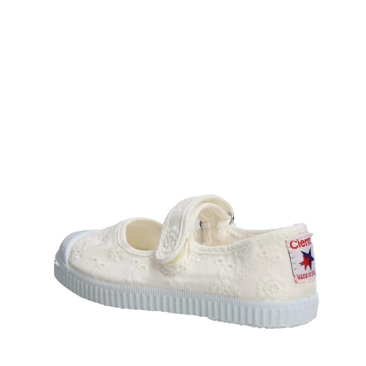 CIENTA 76998 Bianco Scarpe Bambina Ballerine Strappo Tessuto profumate