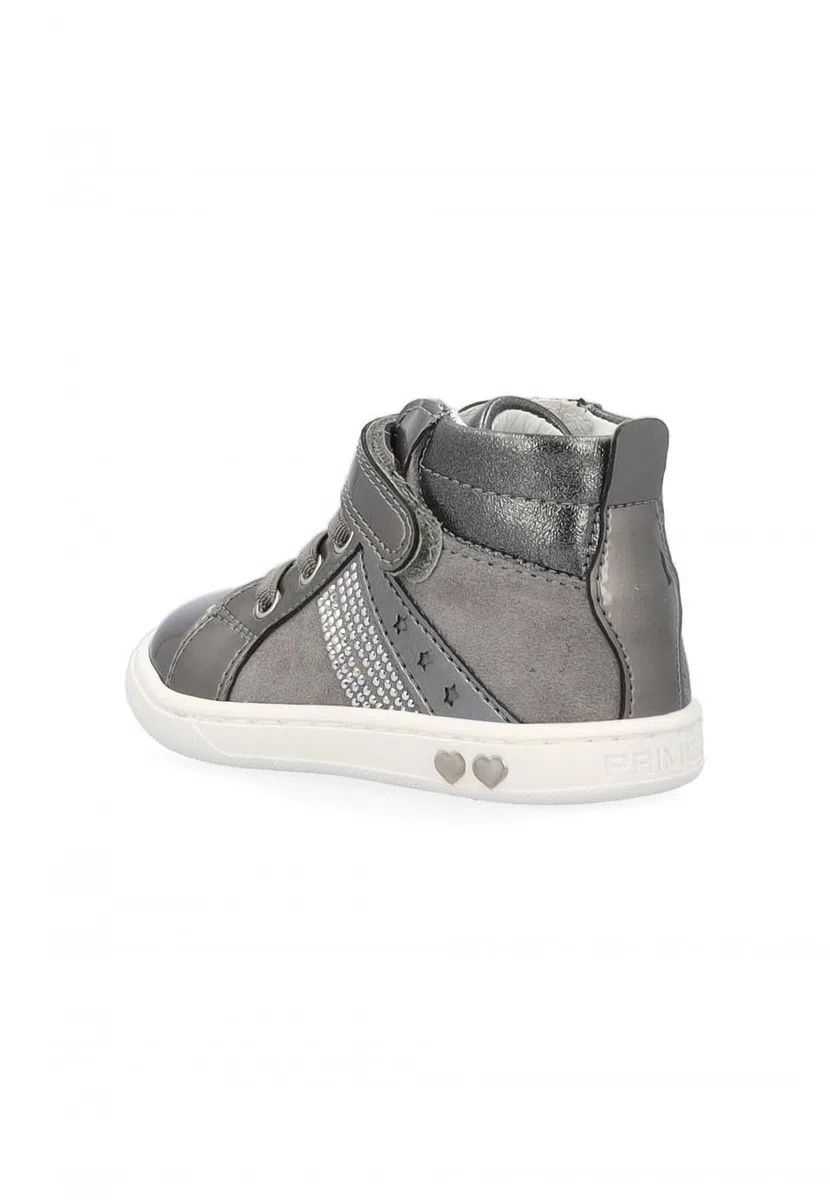 PRIMIGI Sneakers 6902711 Chiusura con Strappo e Laccio Plantare Estraibile Sottopiede in Pelle e Il Fondo in Gomma.