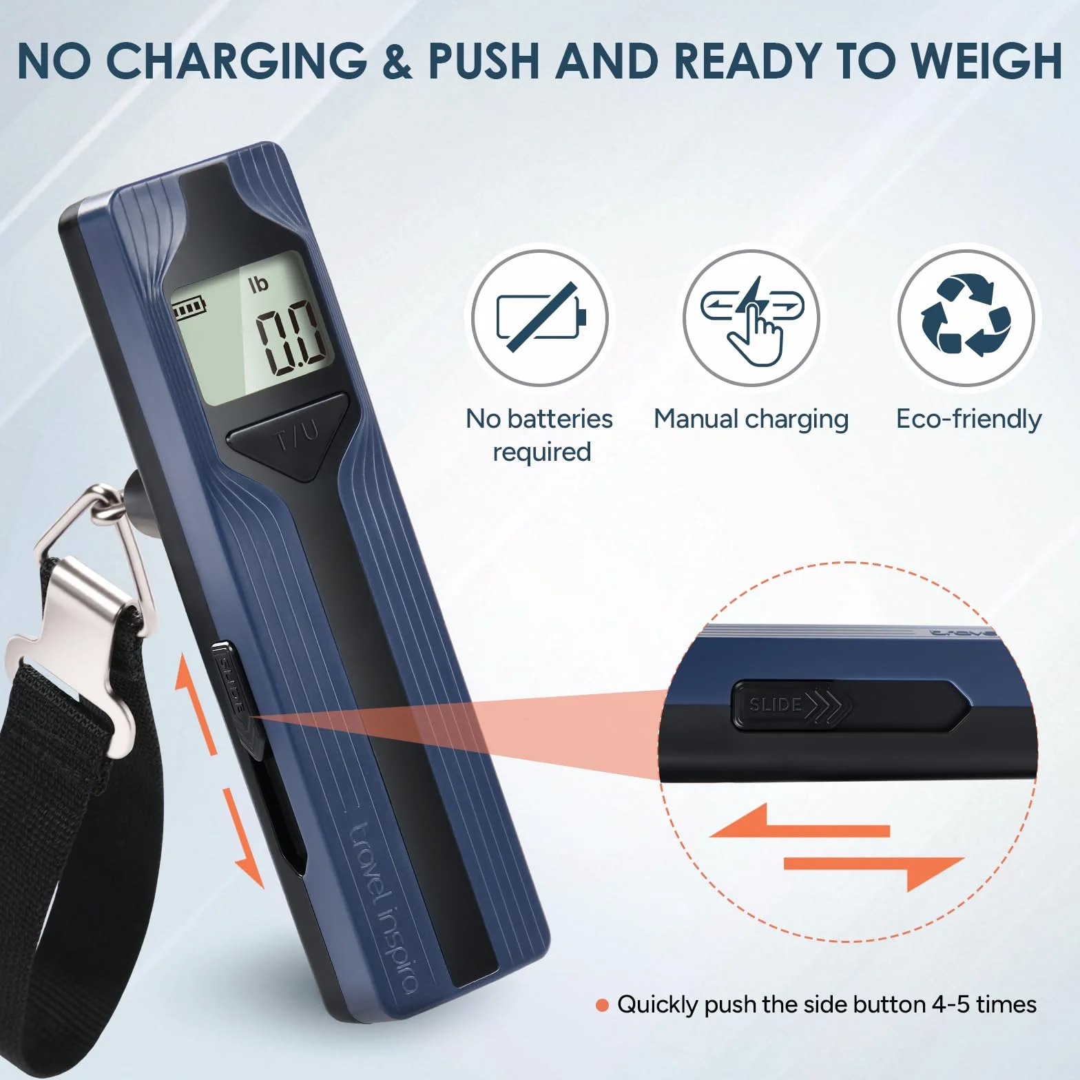 LS40 - Bilancia per bagagli senza batterie