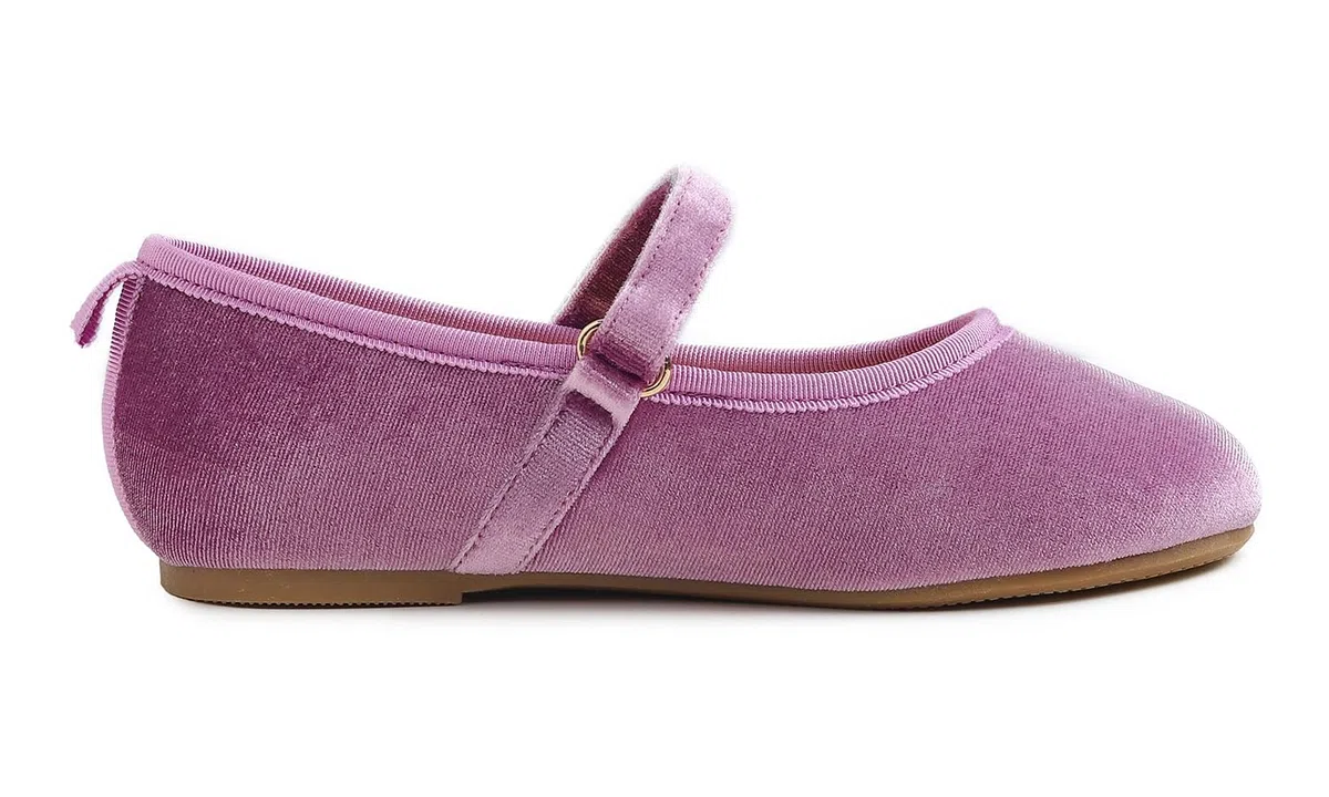 Feversole Girls Cute Dress,Ragazze Mary Jane Strap Scarpe Basse Ballerine da Principessa Scarpe da Scuola Piatte