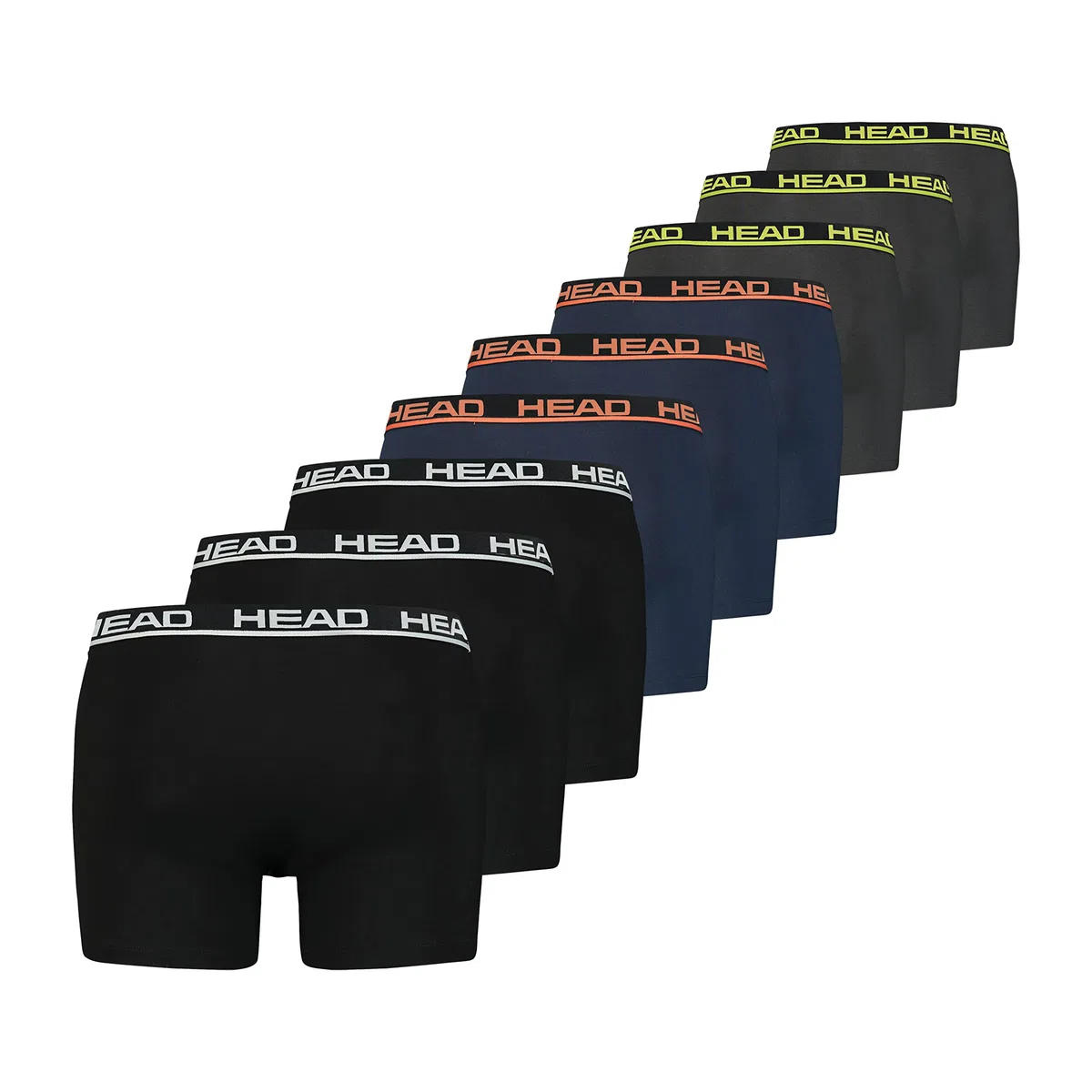 Head Boxer Biancheria Intima Uomo (Pacco da 9)