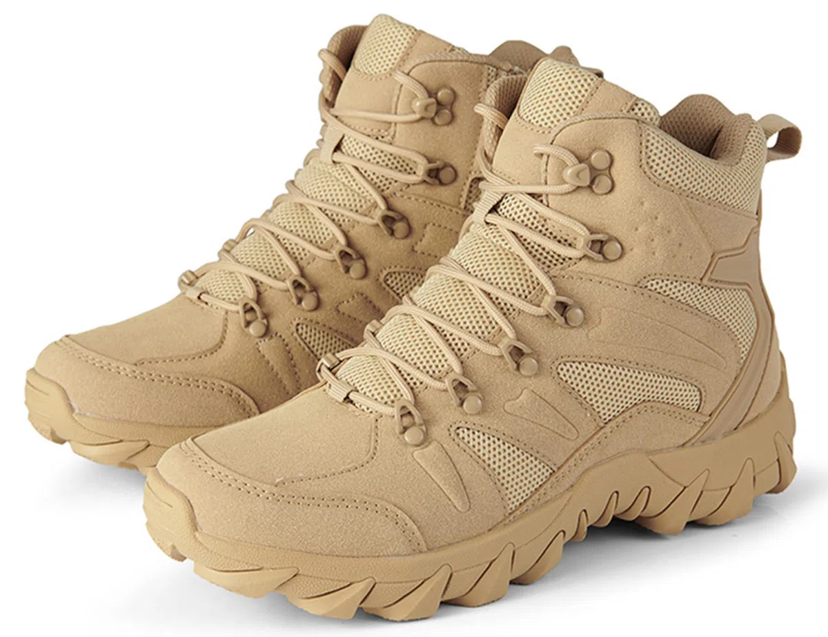 AS33 Stivali da Combattimento Militari da Uomo Arrampicata Traspirante Scarpe da Trekking Stivaletti da Allenamento dell'Esercito Stivaletti Tattici Jungle Desert