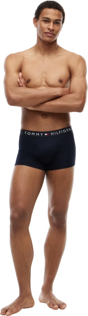 Tommy Hilfiger Uomo Pantaloncino Boxer Confezione da 3 Trunks in Cotone