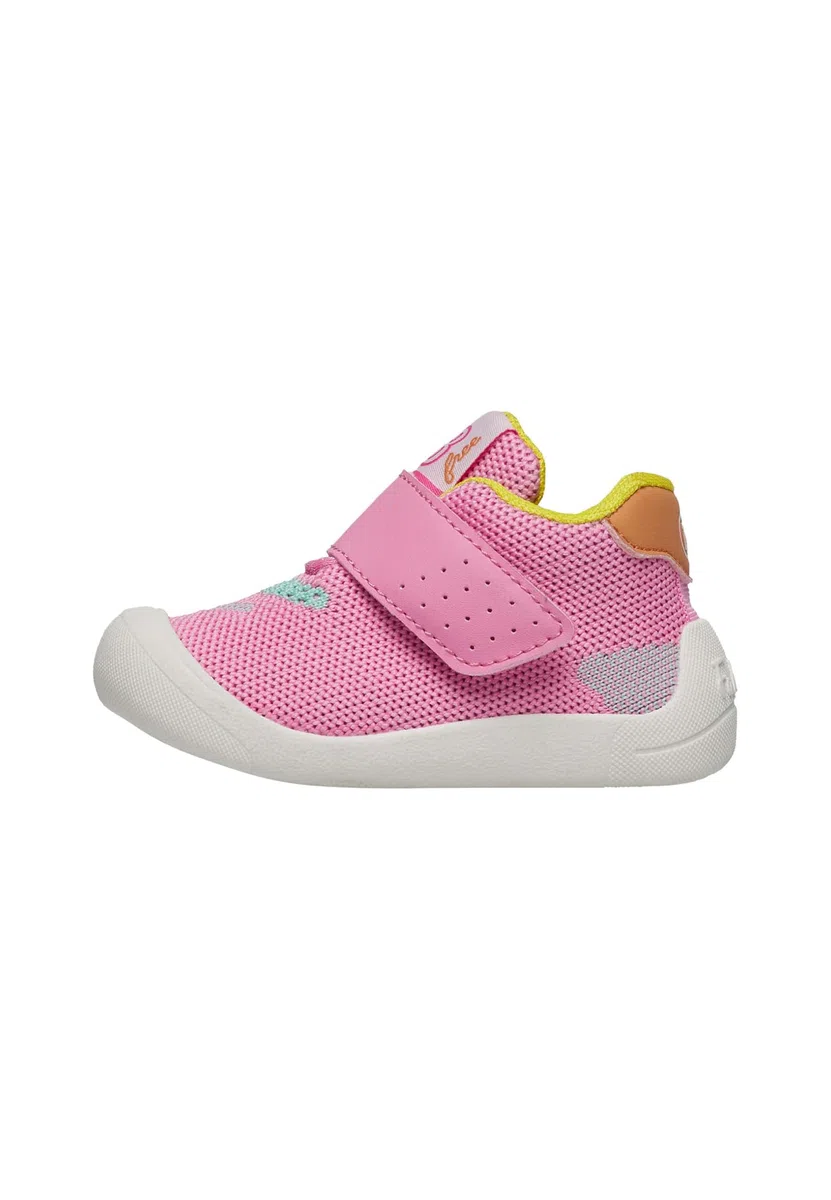 Falcotto Scarpe Primi Passi in Ecopelle e Tessuto, Bianco-Rosa 24
