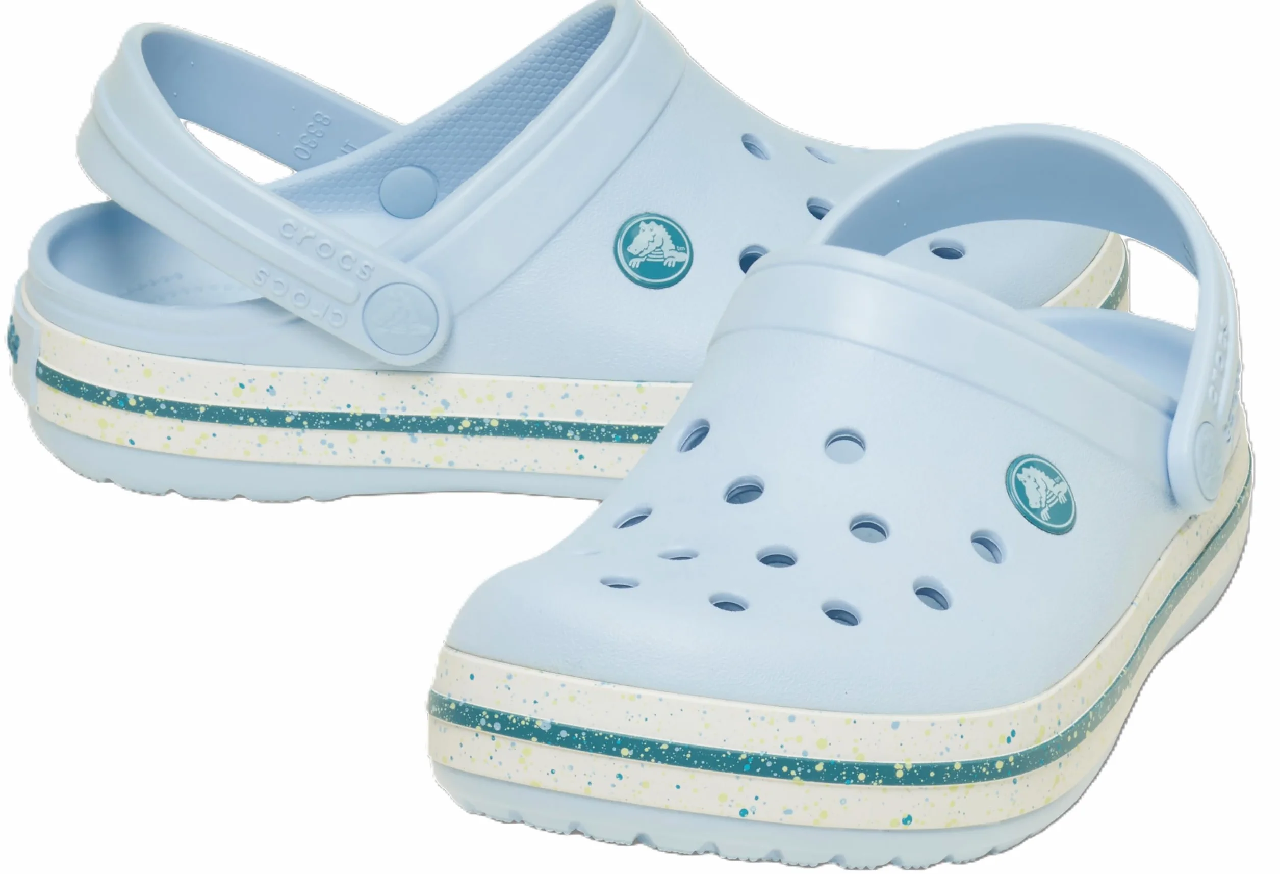 Crocs Crocband Speckled Band Clog T, Zoccoli Unisex - Bambini e Ragazzi