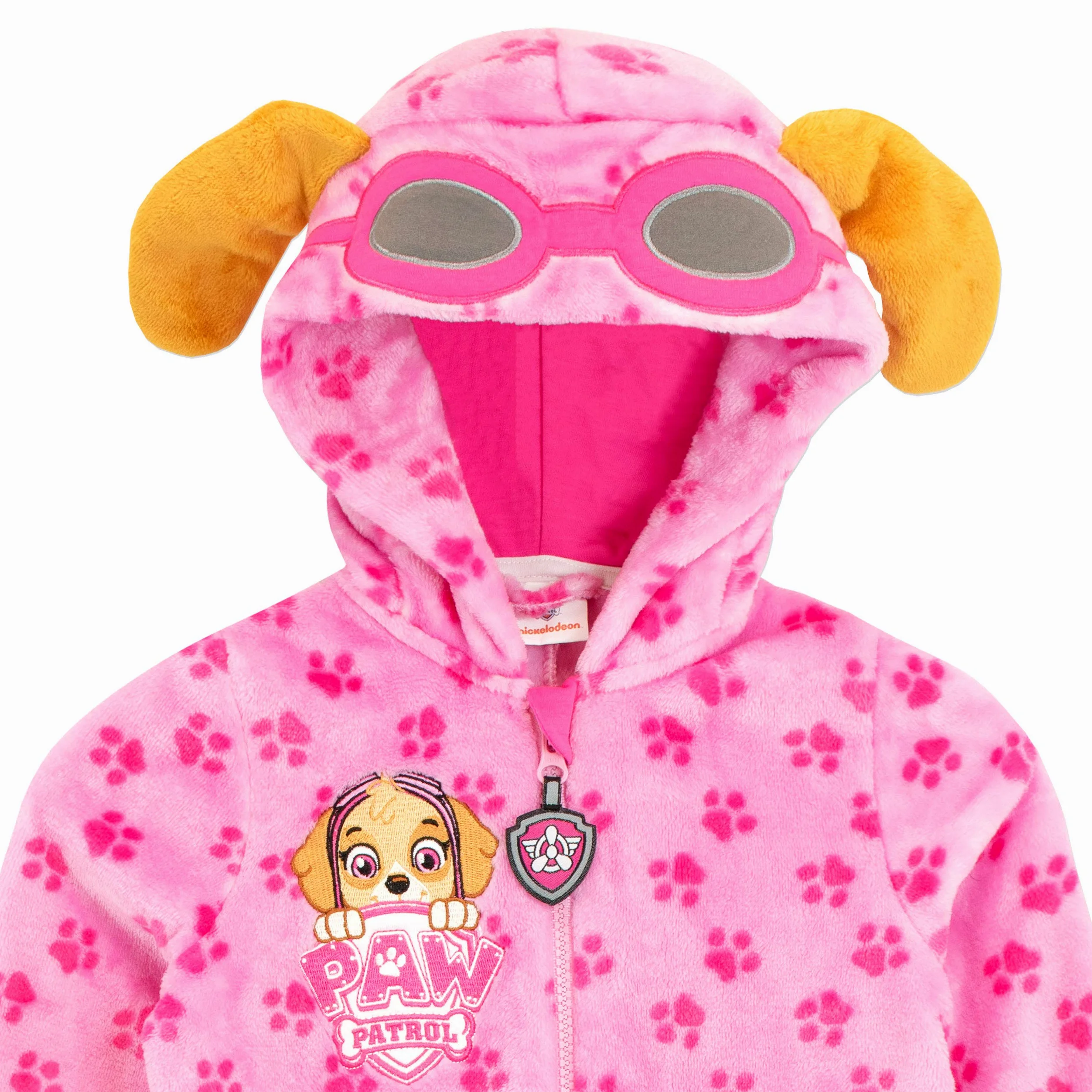 Paw Patrol Pigiama Intero Bambina | Tuta Inter Pile Skye | Pigiami Interi per Bambini