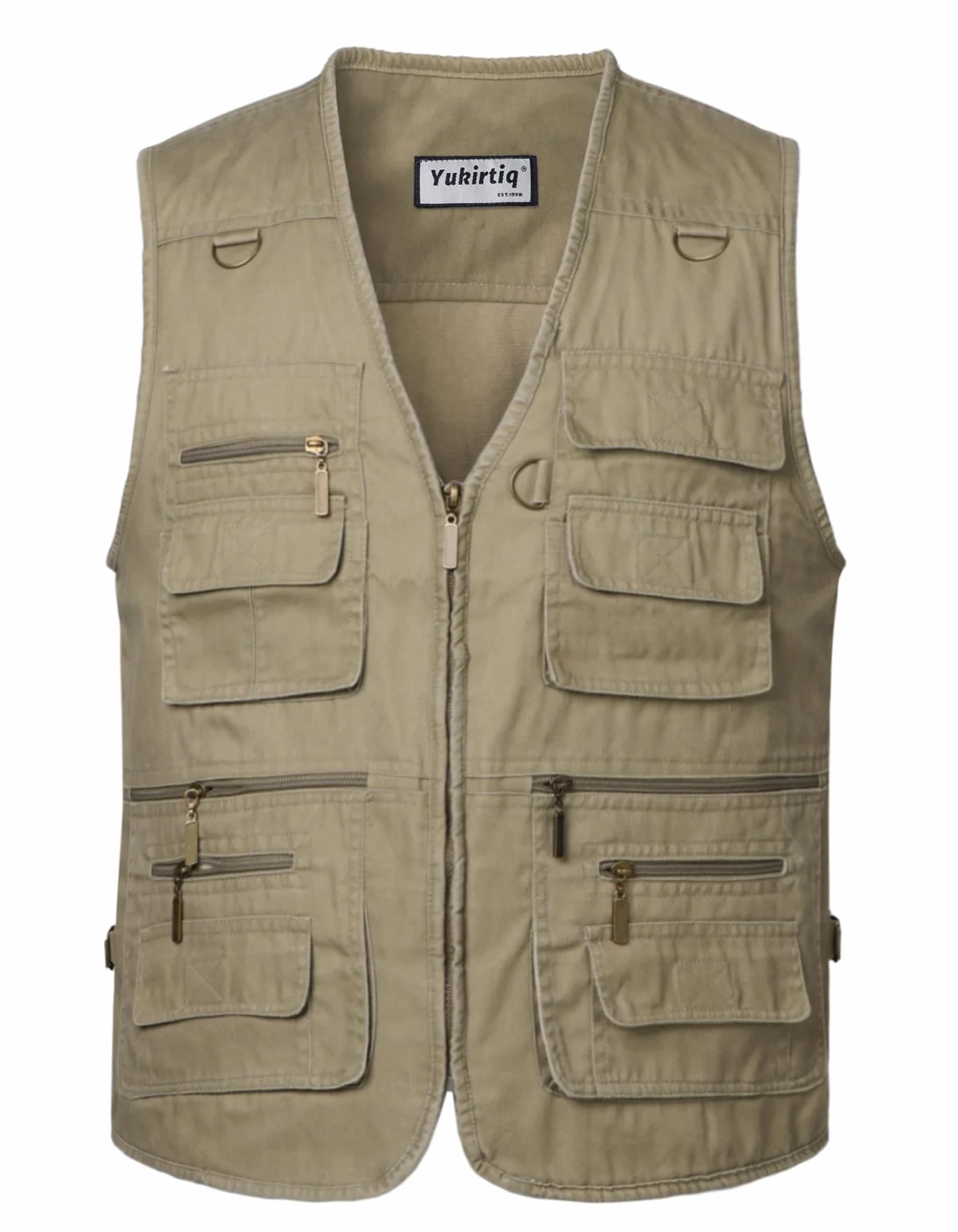 Uomo All'Aperto Viaggio Tasche Gilet Fotografico Casuale Panciotto Campeggio Pesca Gilet per Reporter Caccia Tempo Libero Fotografi Denim Giacche Gilet