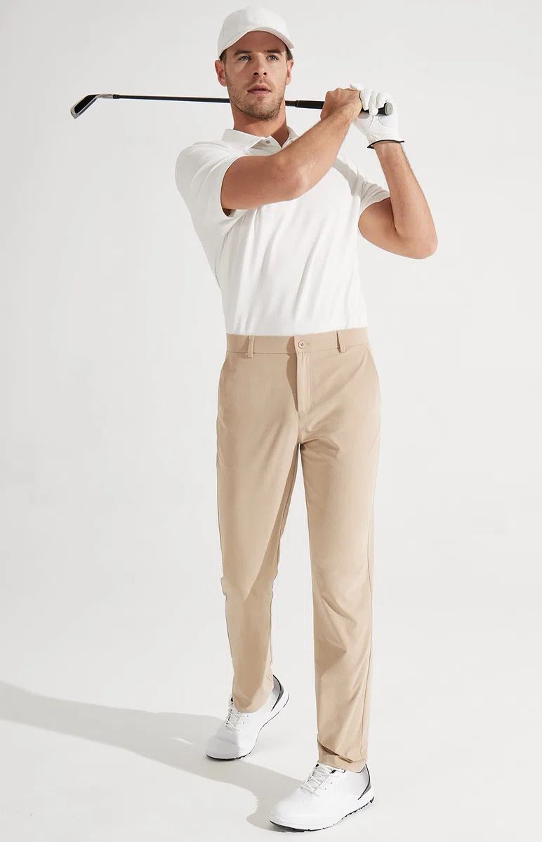 Libin Pantaloni da golf da uomo, elasticizzati, 76,2 cm/81,3 cm/86,4 cm, ad asciugatura rapida, leggeri, casual, comodi, con tasche