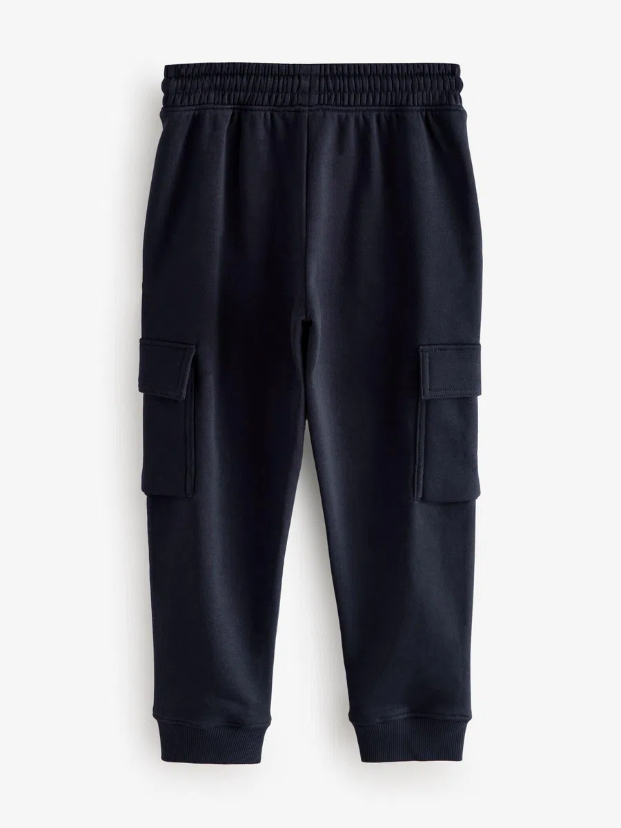 NEXT Ragazzo Confezione da 2 Pantaloni da Jogging Cargo Slim