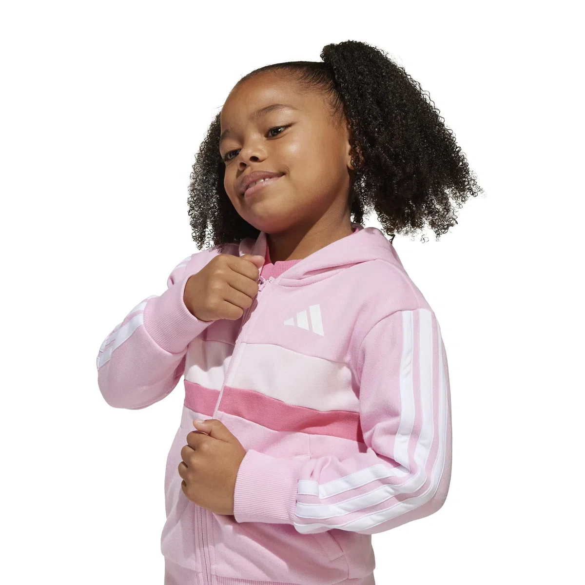 adidas Unisex - Bambini e ragazzi SEASONAL ESSENTIALS TIBERIO 3 STRIPES FLEECE TRACKSUIT
