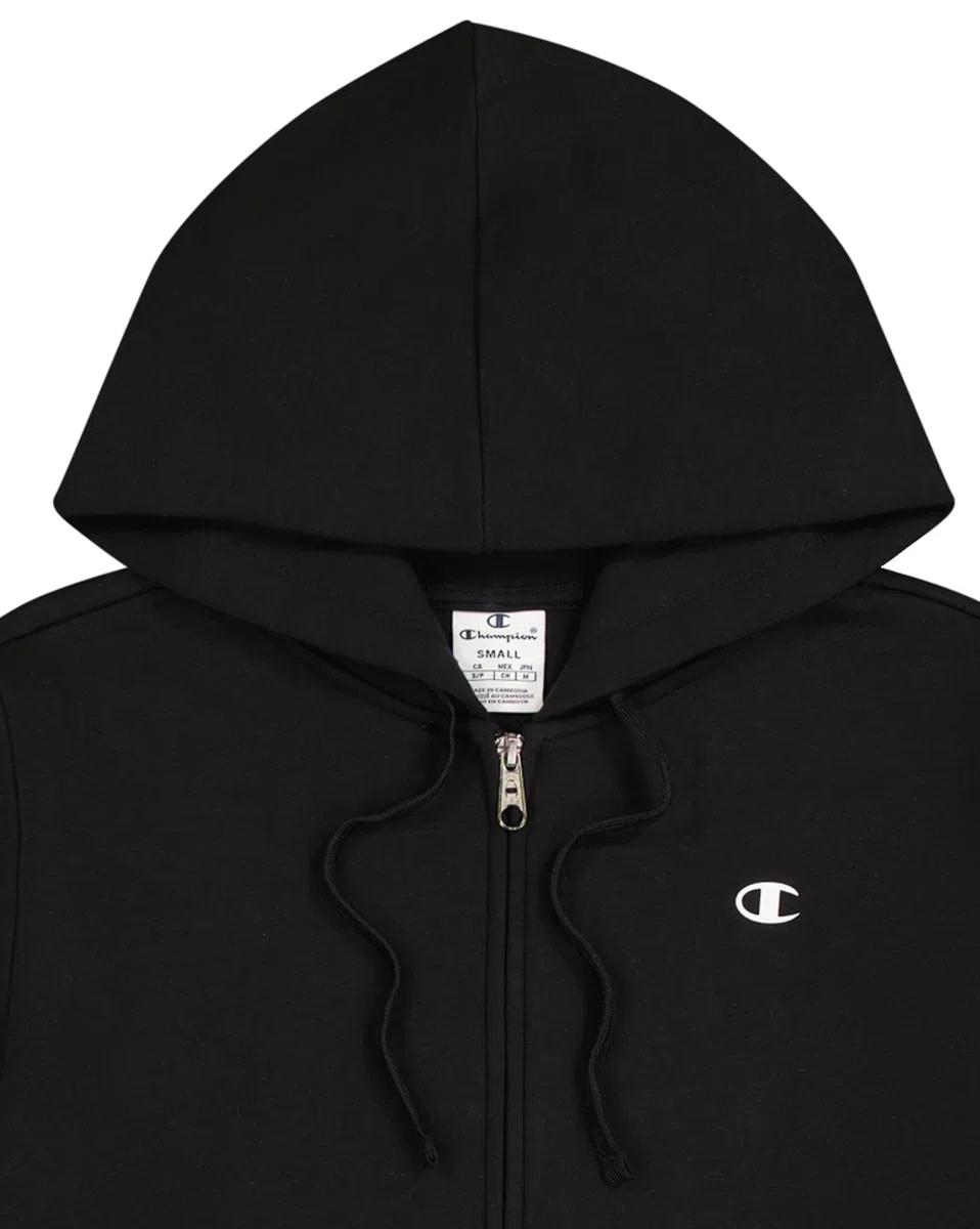 Champion Legacy Champion Basics W - Light Powerblend Fleece Full Zip Felpa con Cappuccio Donna (Pacco da 1)
