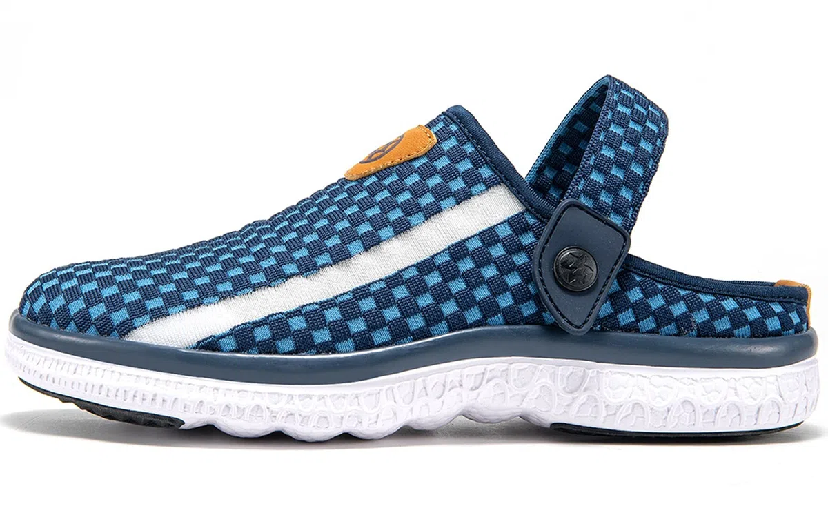 Zoccoli Sabot Uomo Donna Spiaggia Giardino Pantofole Maglia Traspirante Clogs Scarpe da Mare Estate Sandali Antiscivolo Piatto Ciabatte