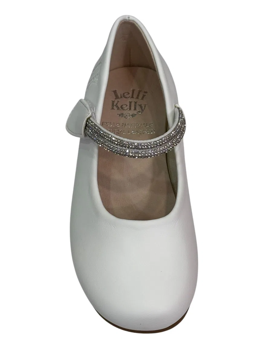 Lelli Kelly Ballerina da Ragazza Anita LKBA4837 Bianco (Bianco, Sistema Taglie Calzature EU, Bambino Piccolo (2-5 Anni), Numero, Media, 31)