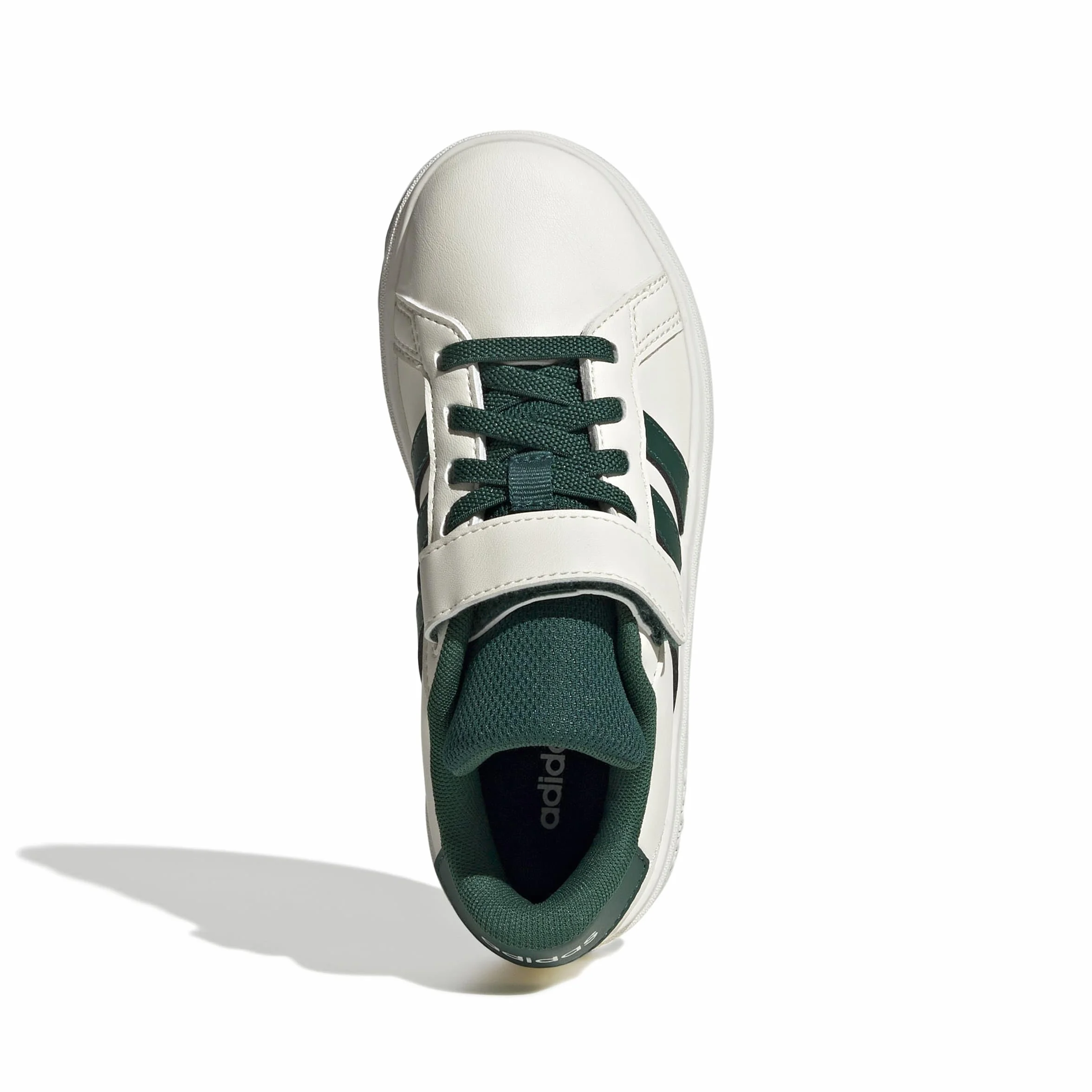 Adidas Unisex - Bambini Grand Court 2.0 Shoes Children, off White/Collegiate Green/Core Black, 30 EU