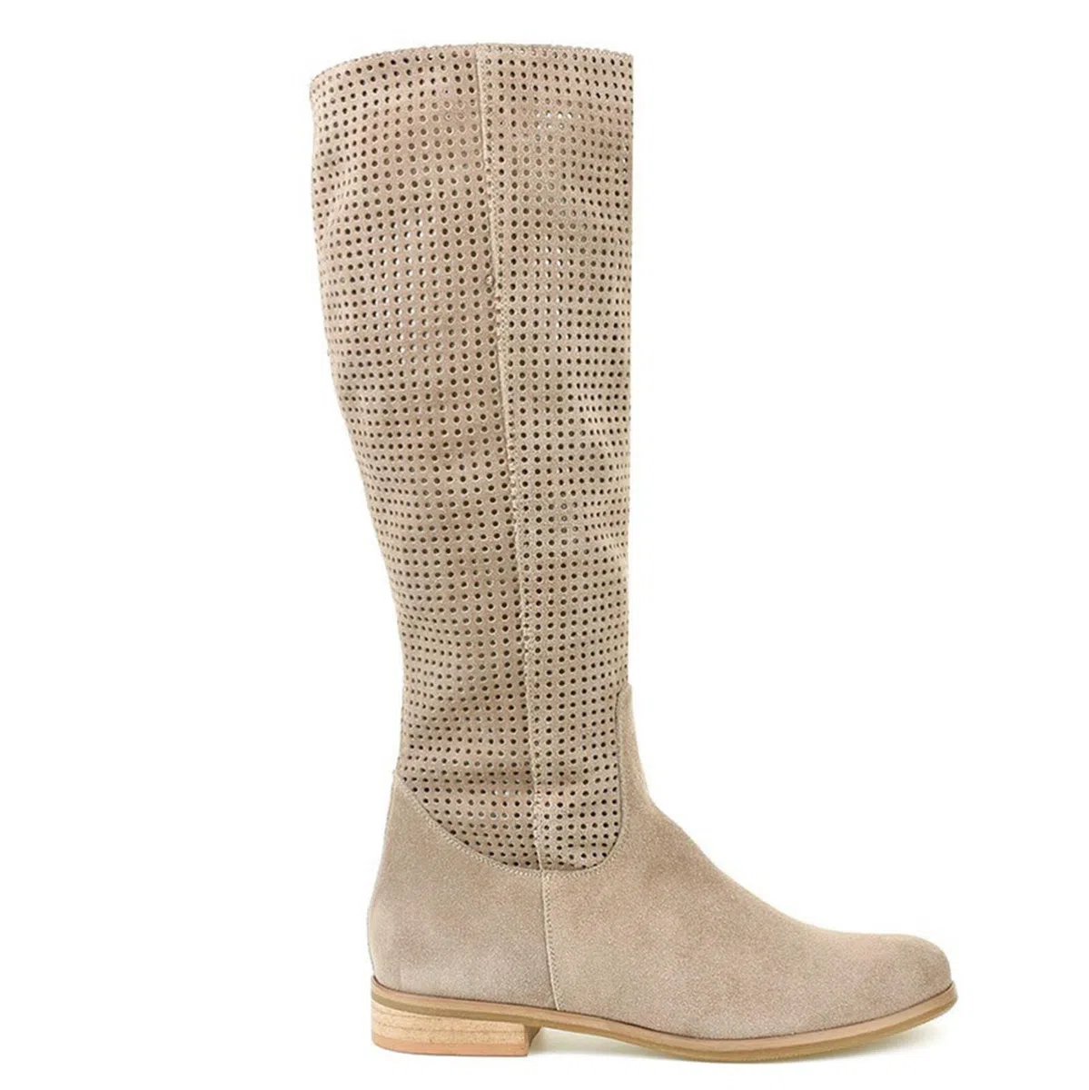 Stivali da cowboy da donna in pelle scamosciata, stivali occidentali, stivali da equitazione, stivali alti al ginocchio, stivali da donna autunnali e invernali