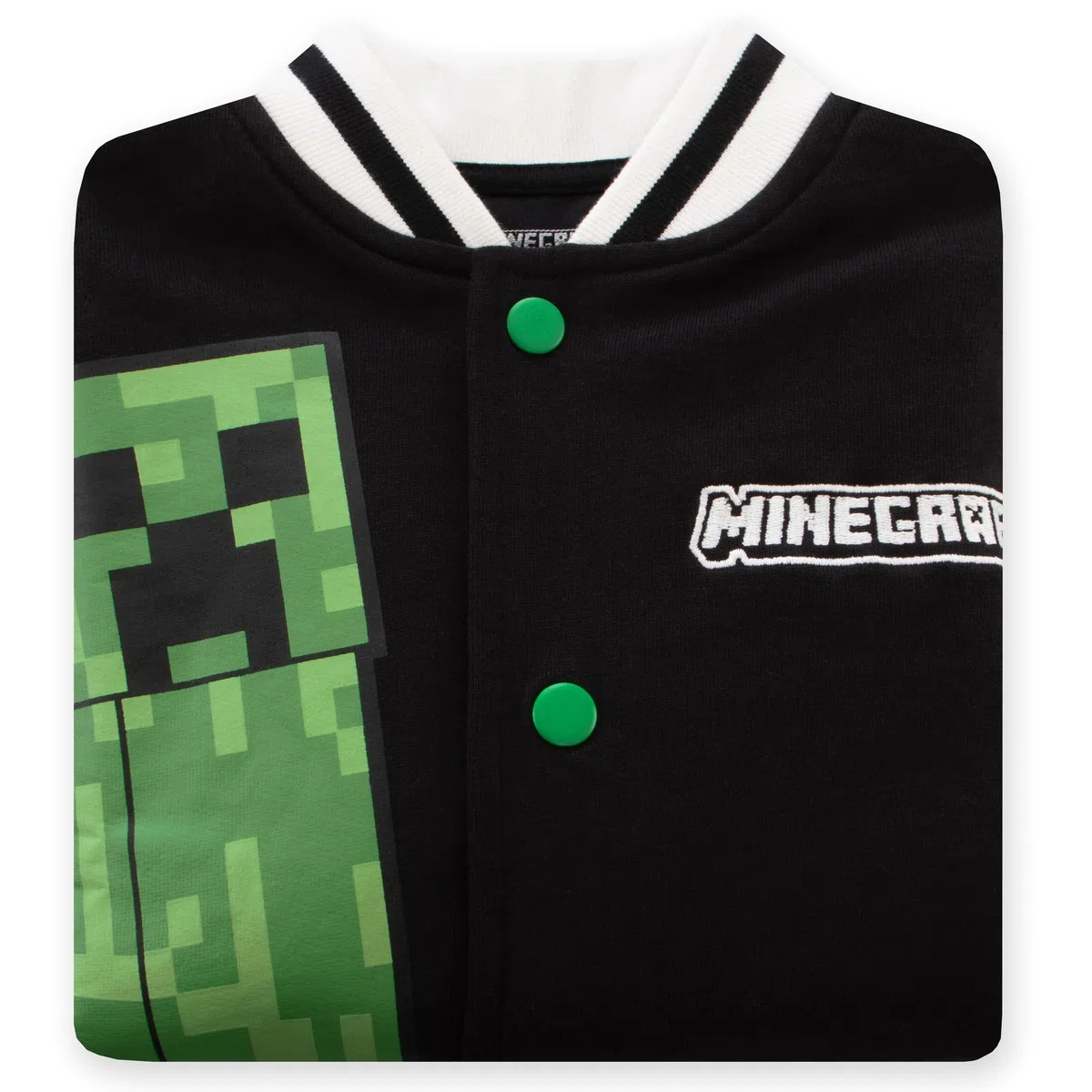 MINECRAFT Giacca Ragazzo, Giaccia Bomber Creeper, Giubbotto Ragazzo Cotone