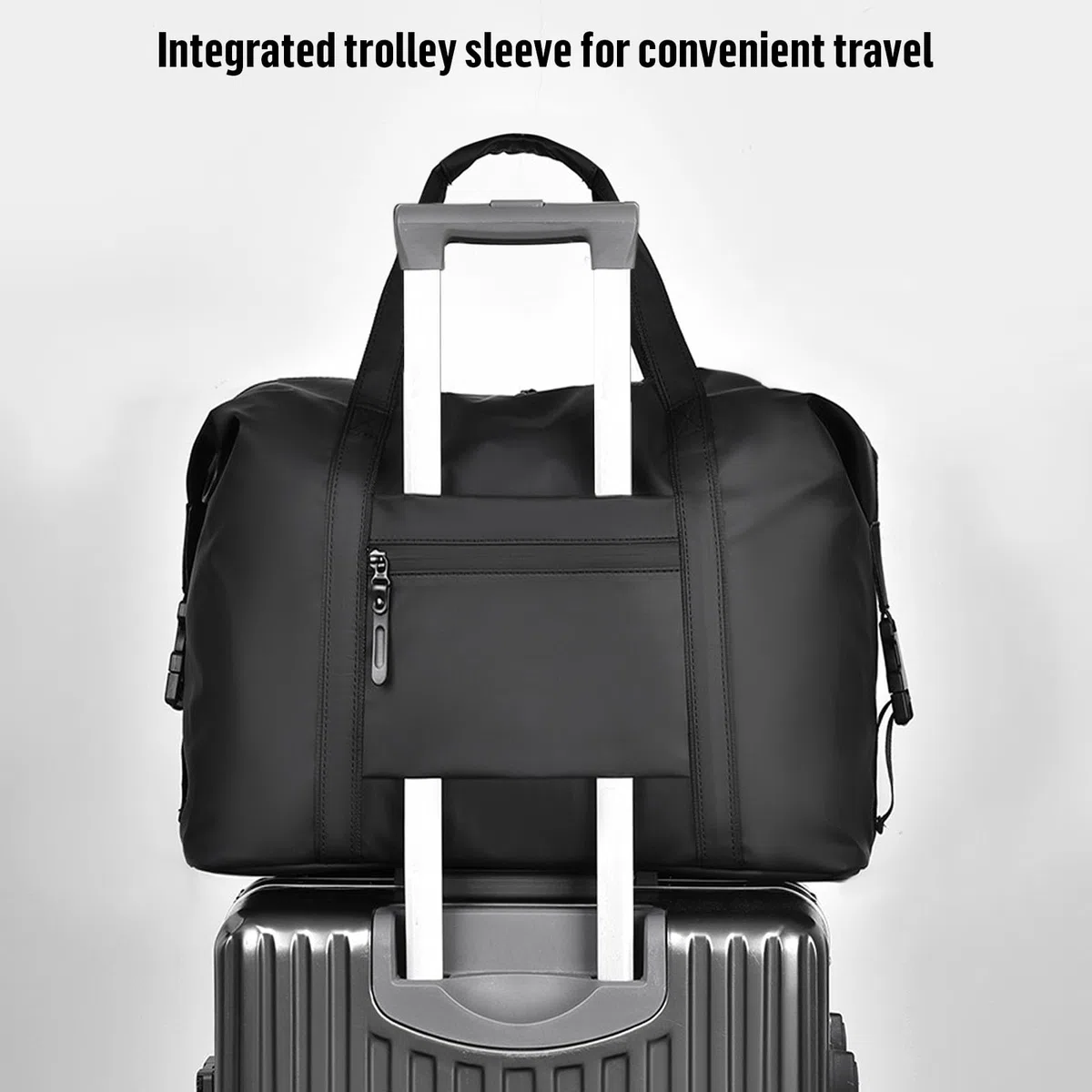 Bagaglio a Mano 40x30x20 Borsa da cabina Ryanair, Borsa da Viaggio in Pelle PU con Tracolla, Borsone da Viaggio per Uomo e Donna