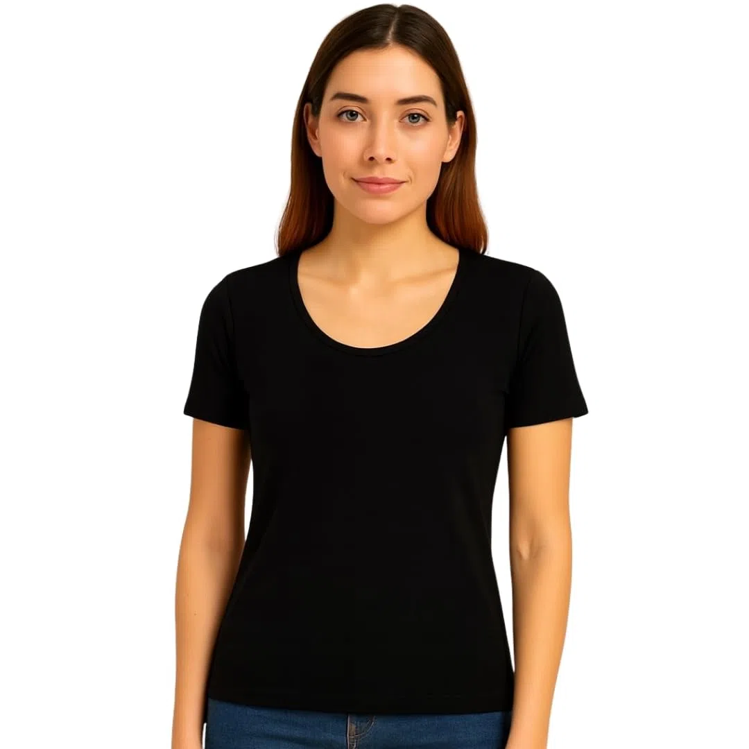 Intimitaly Irge 3 Maglie Intime Donna Termiche in Caldo Cotone Interlock Mezza Manica Bianco e Nere