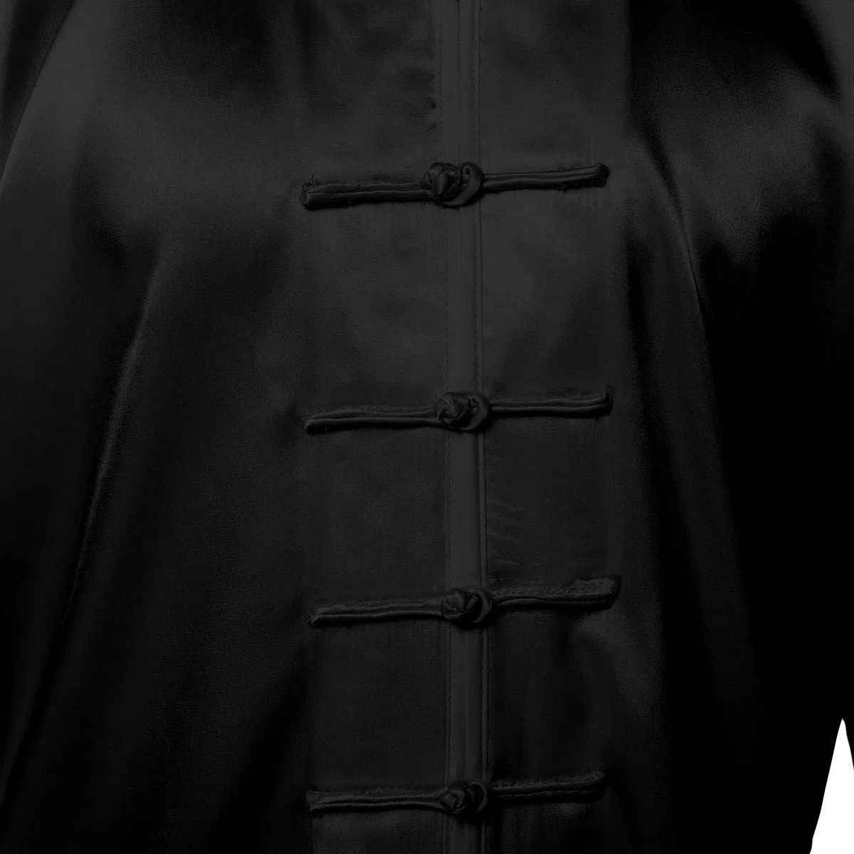 Andux Cinese Tradizionale Tai Chi Uniformi Kung Fu Abbigliamento Unisex SS-TJF01 (Nero,XXL)