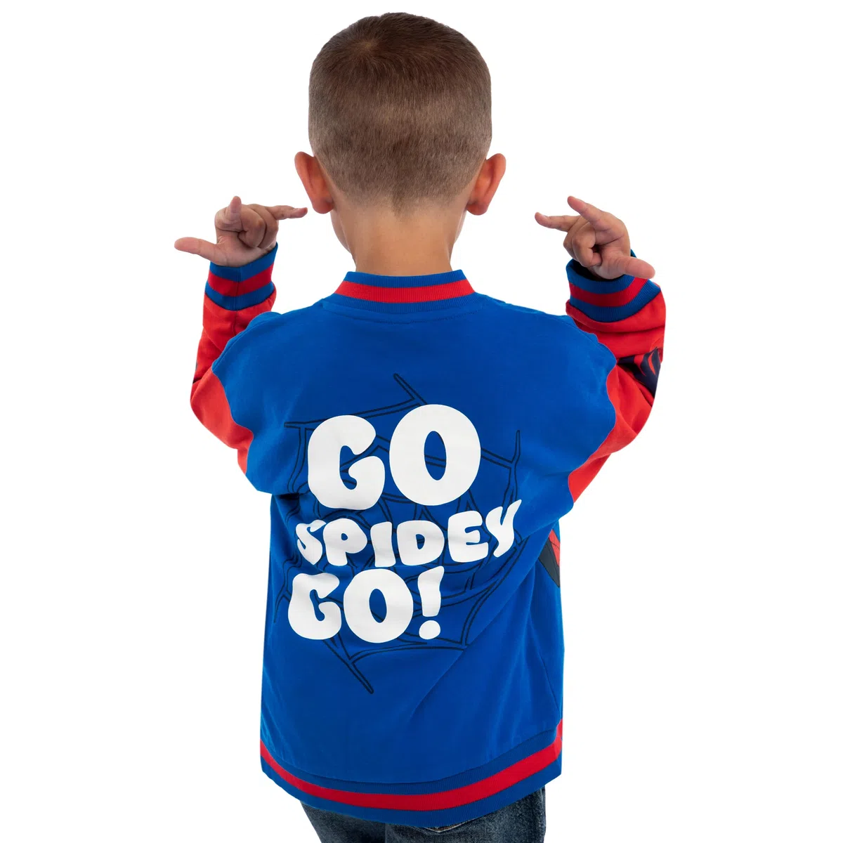 Marvel Giacca Ragazzo Spdiey E Fantastici Amici, Giubbotto Ragazzo Spider-Man, Bomber Jacket Cotone