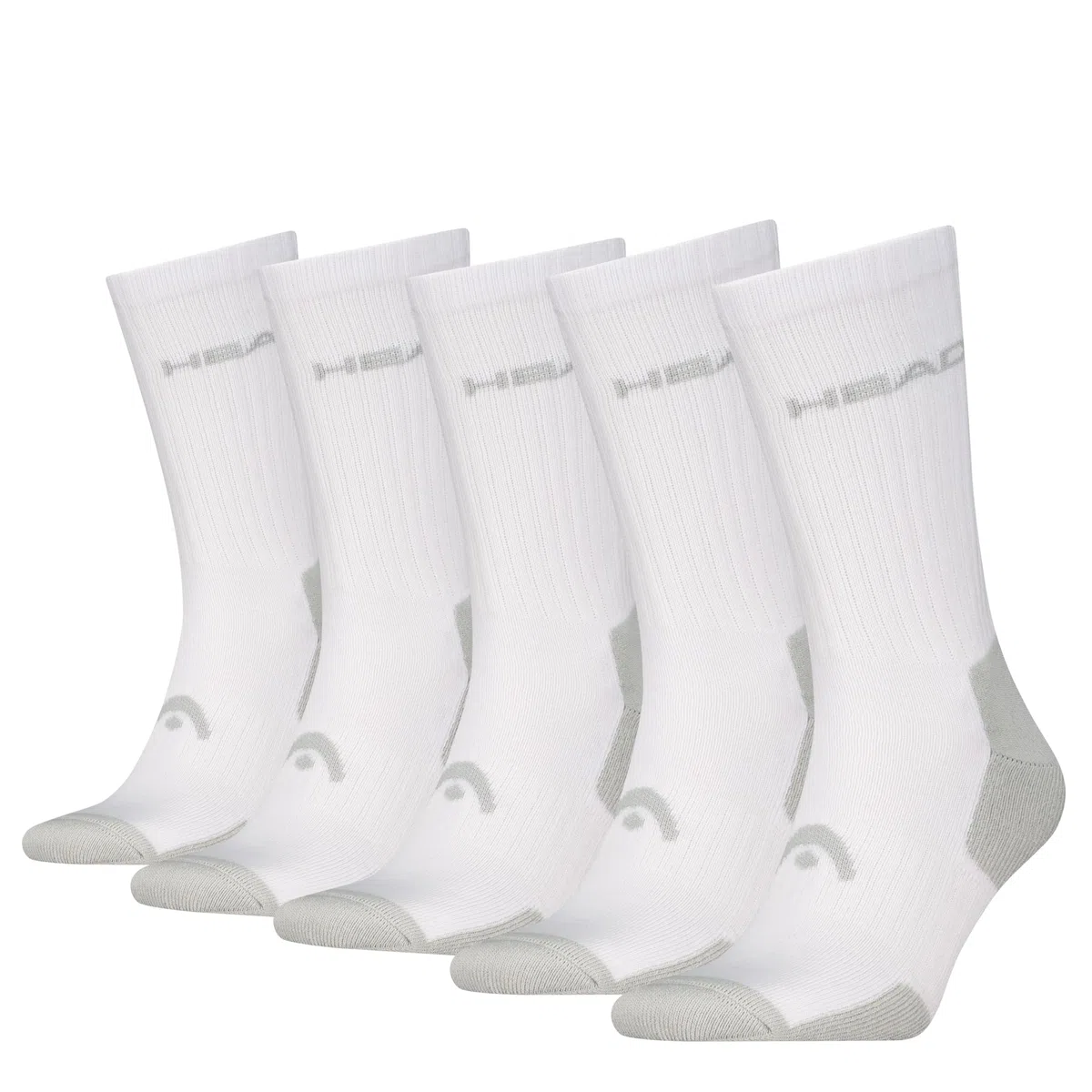 HEAD Tennis Calzini Crew Unisex - Adulto (Pacco da 5)