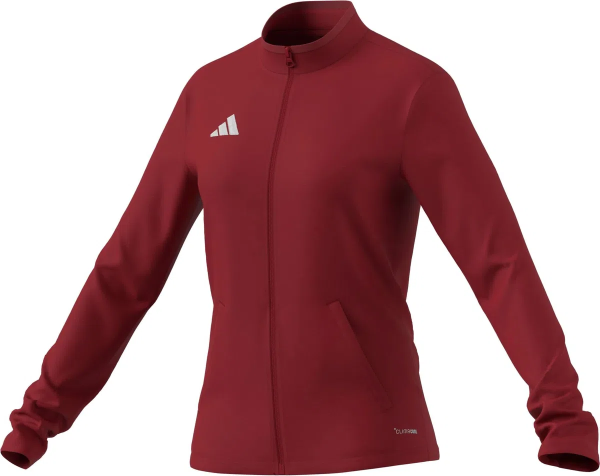 adidas Donna Entrada26 Track Sweatshirt, Team Power Red 2/White, M
