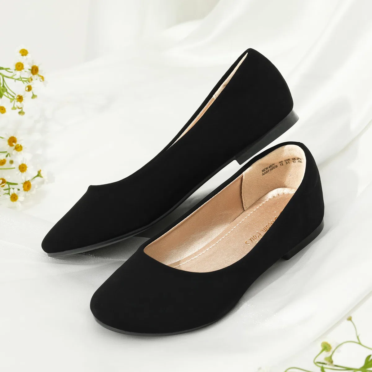 DREAM PAIRS Scarpe da Ragazza Floreale per Matrimonio, Festa