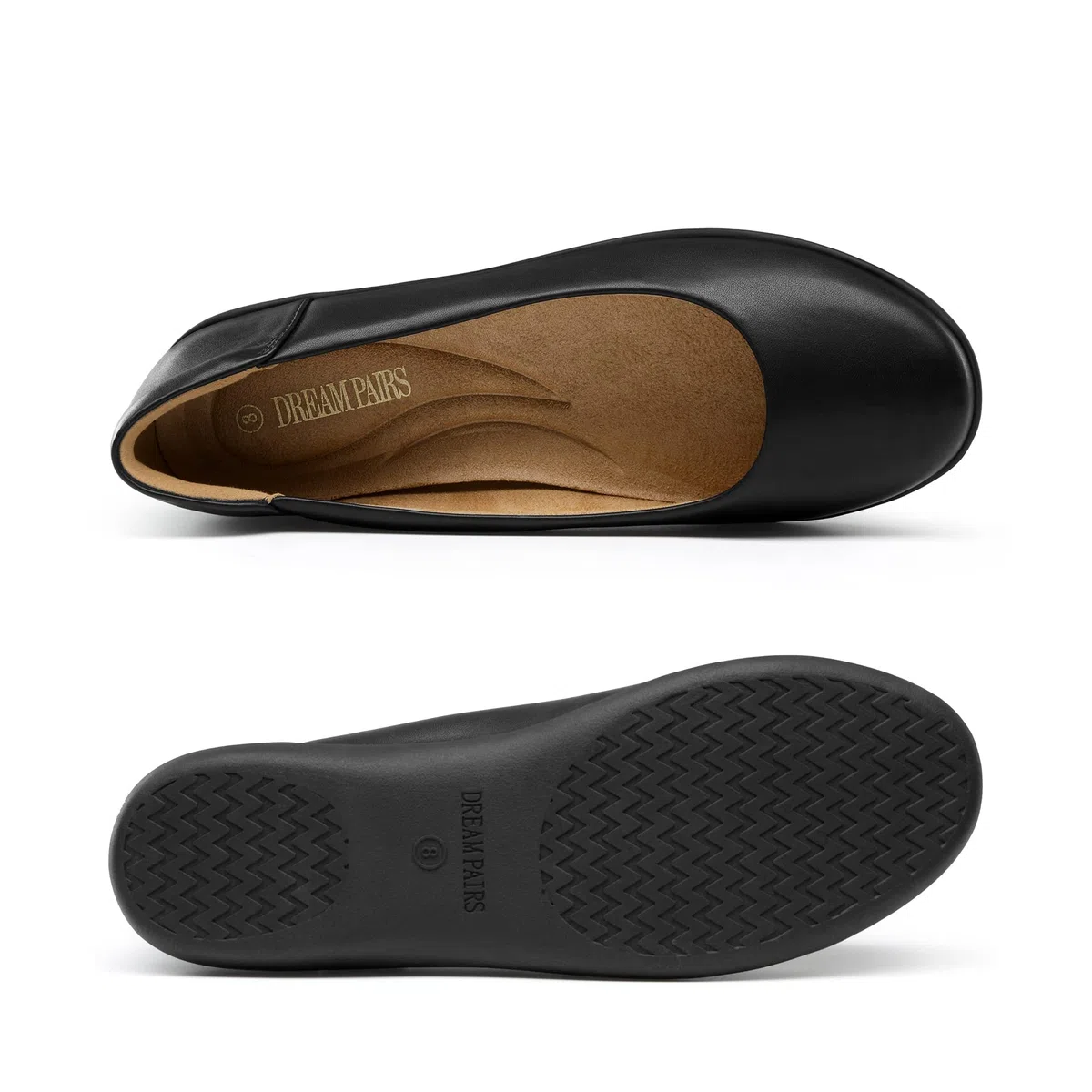 DREAM PAIRS Comode Ballerine da Donna con Soletta Ammortizzata e Suola Antiscivolo Classica Scarpe Basse da Donna