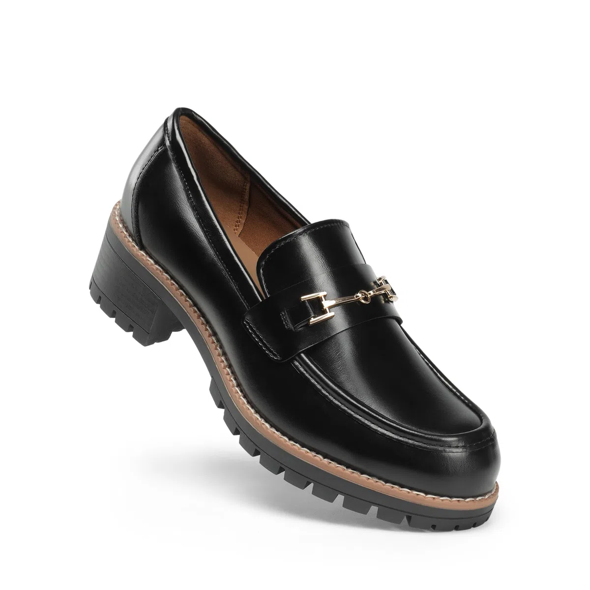 Dream Pairs Mocassini da Donna, con Plateau, Comodi, Slip-on, Eleganti, Casual, Mocassini