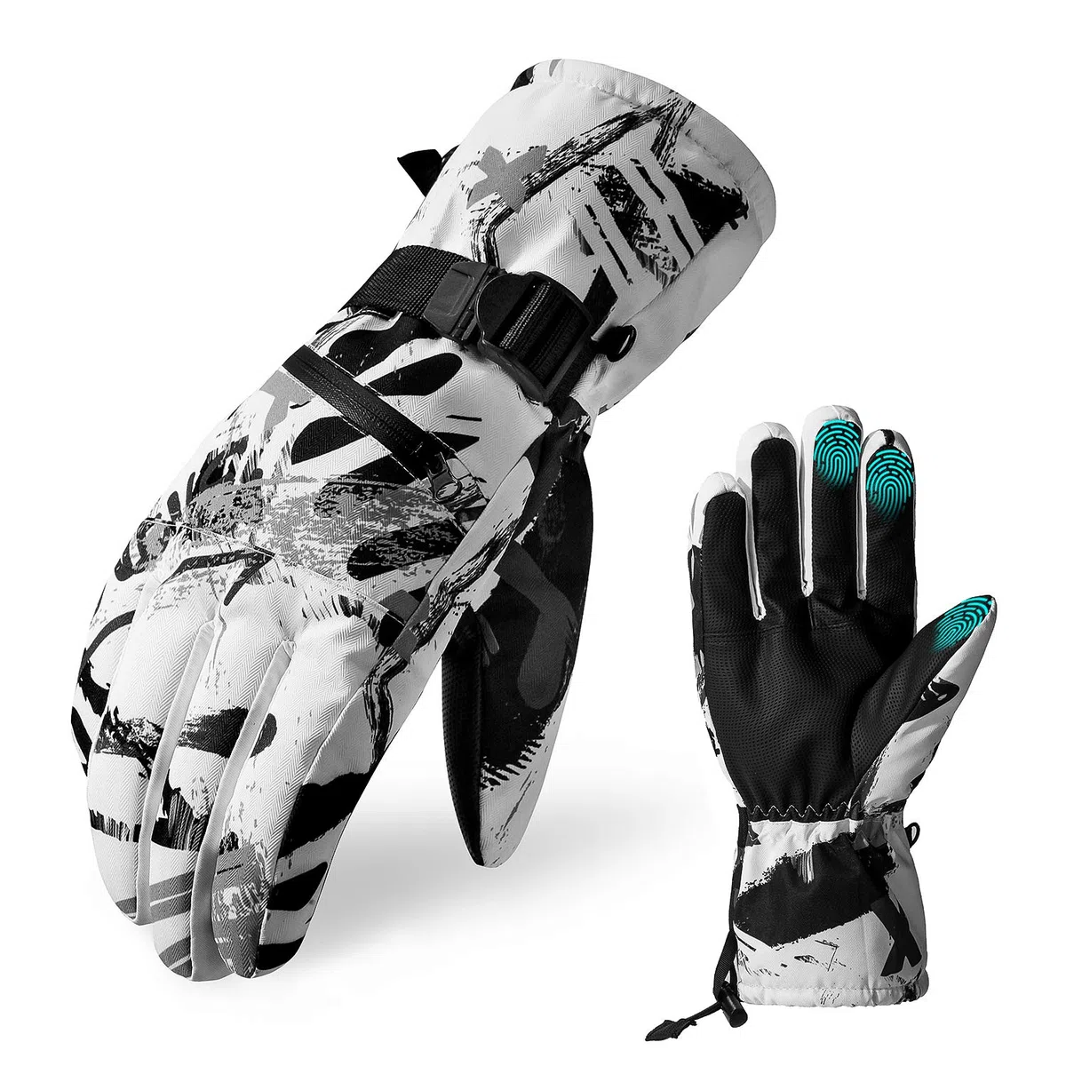 TRILINK Guanti da Sci Termici per Uomo e Donna【Compatibili con Touch Screen】 Guanti Invernali per Snowboard, Ciclismo, Alpinismo, Ciclismo, Trekking e Sport Invernali all’Aperto