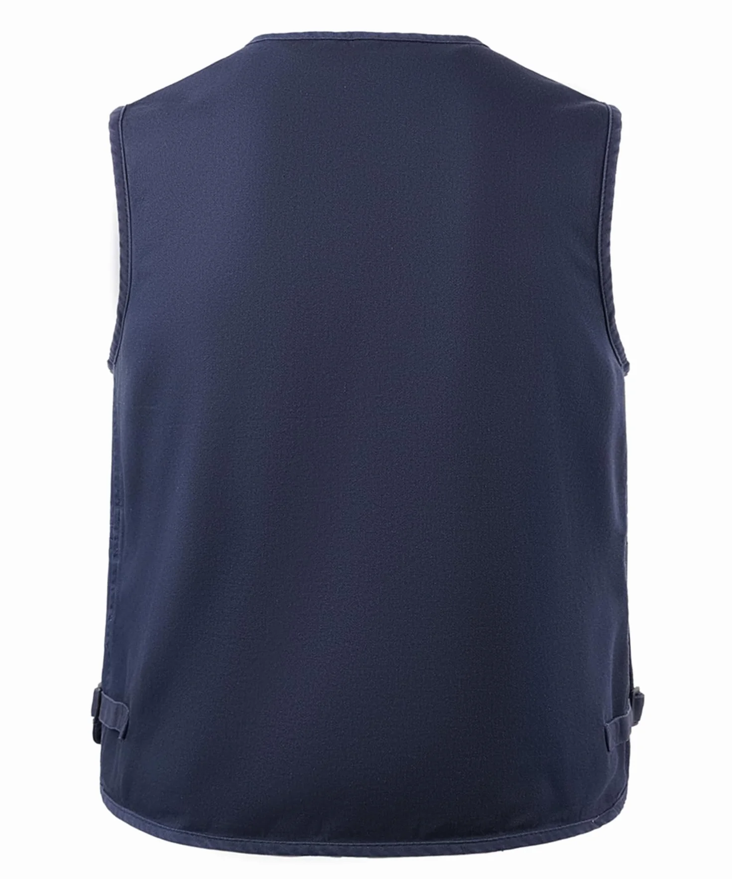 Gilet da Pesca di cotone da Uomo All'aperto con 10 Tasche Veste Leggero Traspirante Multitasche Panciotto per Caccia Pesca Tempo Libero Fotografi