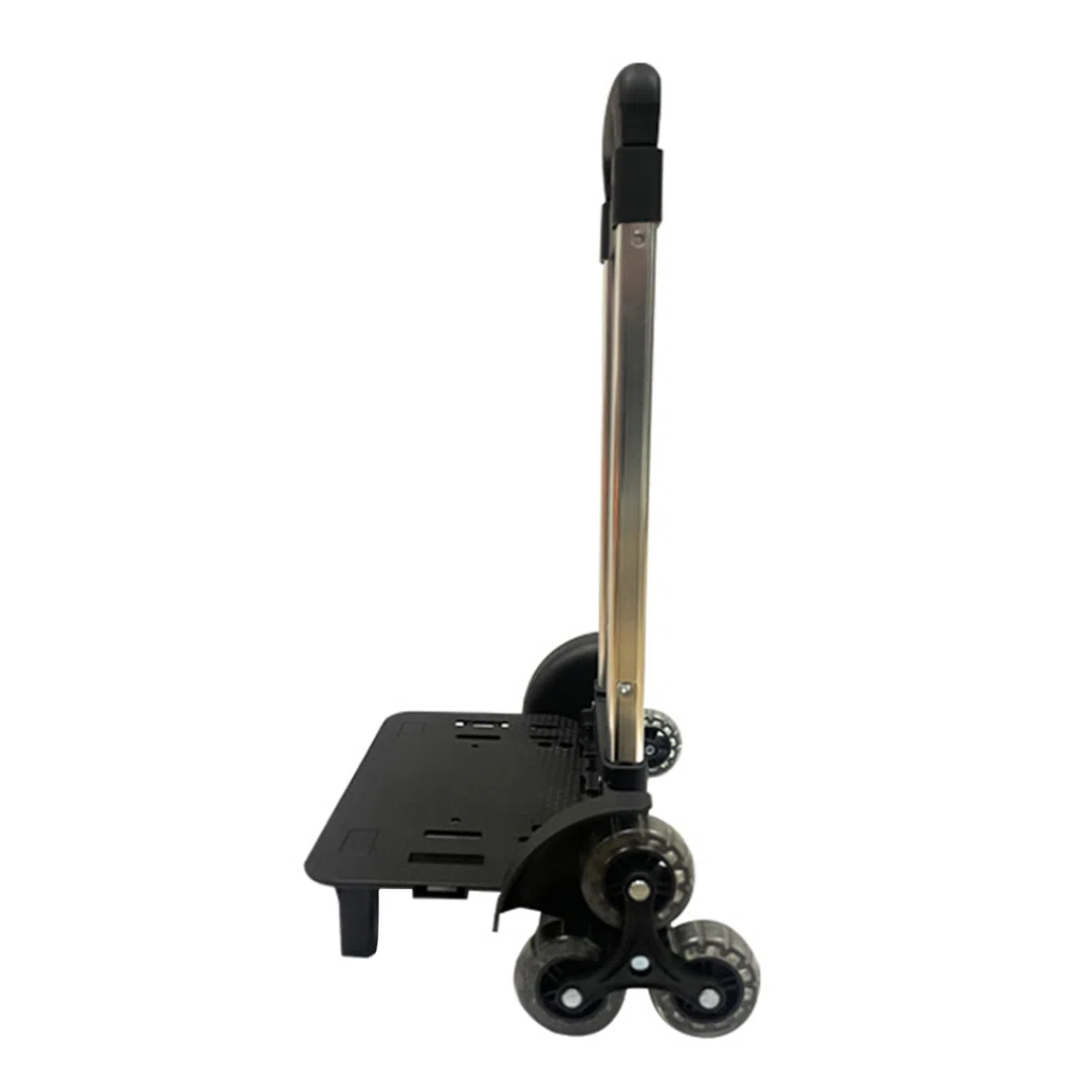 Carrello per zaino in lega di alluminio con 6 carrelli pieghevoli Carrello a mano con ruote per borse scolastiche zaino bagagli, Uno
