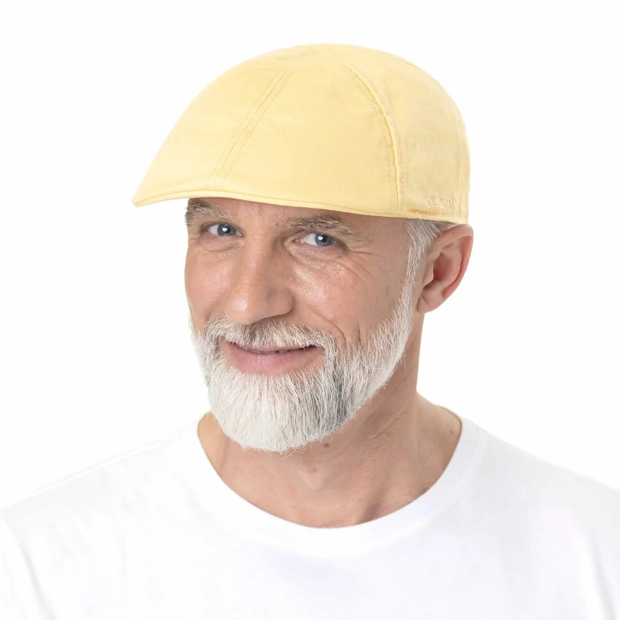 Stetson Coppola Texas Cotton Berretto con Visiera in Cotone Tinta Unita Donna Primavera Estate