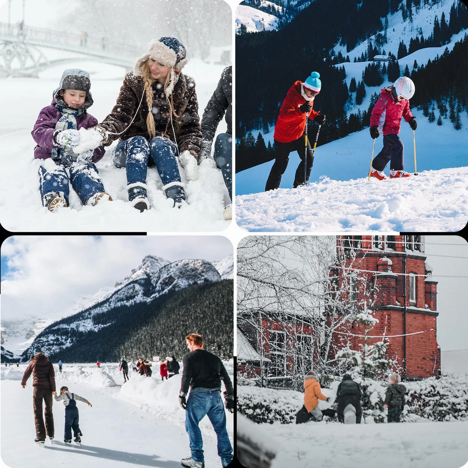 Calze da Sci Bambini in Lana Merino, Calze Caldi Ragazzi Invernali, Calze Neve a Compressione, Calzini al Ginocchio, Adatto per Neve Sci Snowboard Escursionismo, 1 Paio, Taglia 25-36