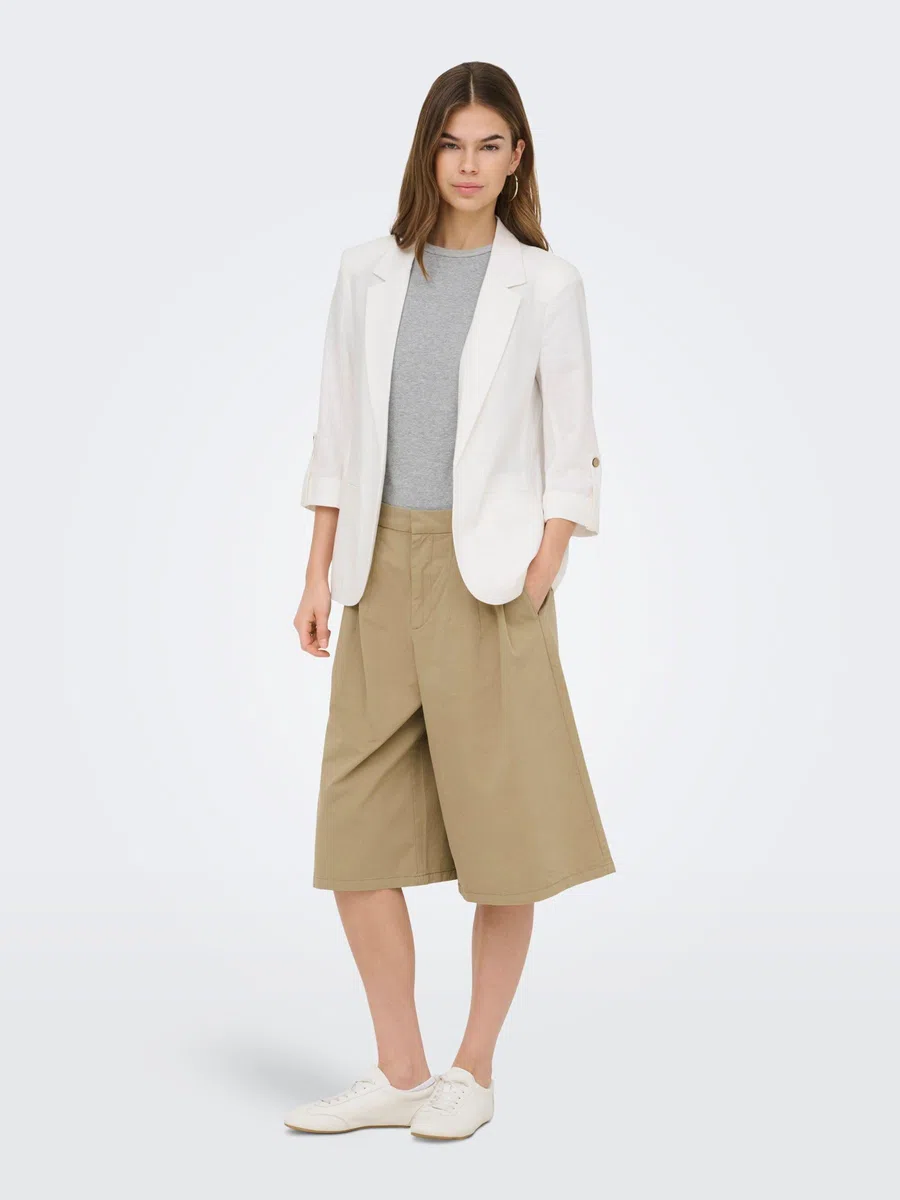 ONLY Onlgoa 3/4 Unline Linen Bl Blazer CC TLR Onlgoa 3/4 Unline Linen Bl Blazer CC TLR Donna (Pacco da 1)