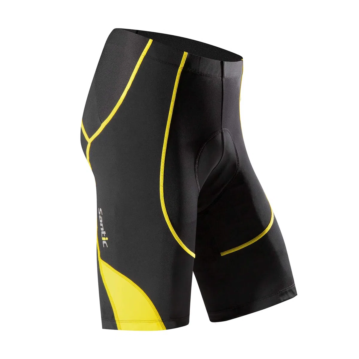 Santic Pantaloncini Ciclismo Uomo Imbottiti Corti Pantaloncini Bicicletta
