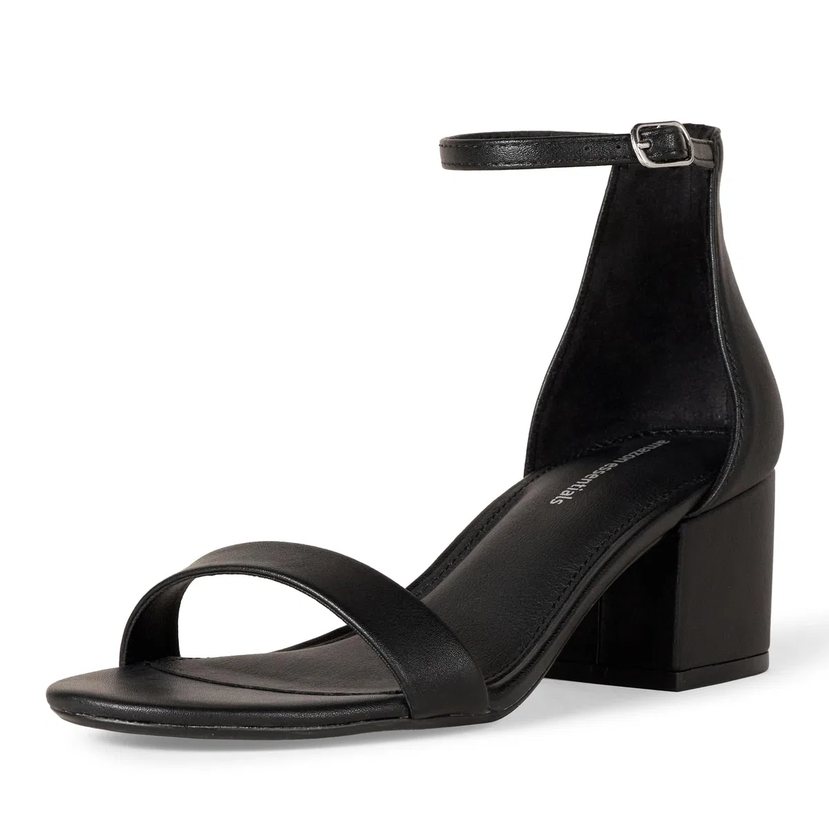 Amazon Essentials Sandali con Tacco e Due Cinturini Donna