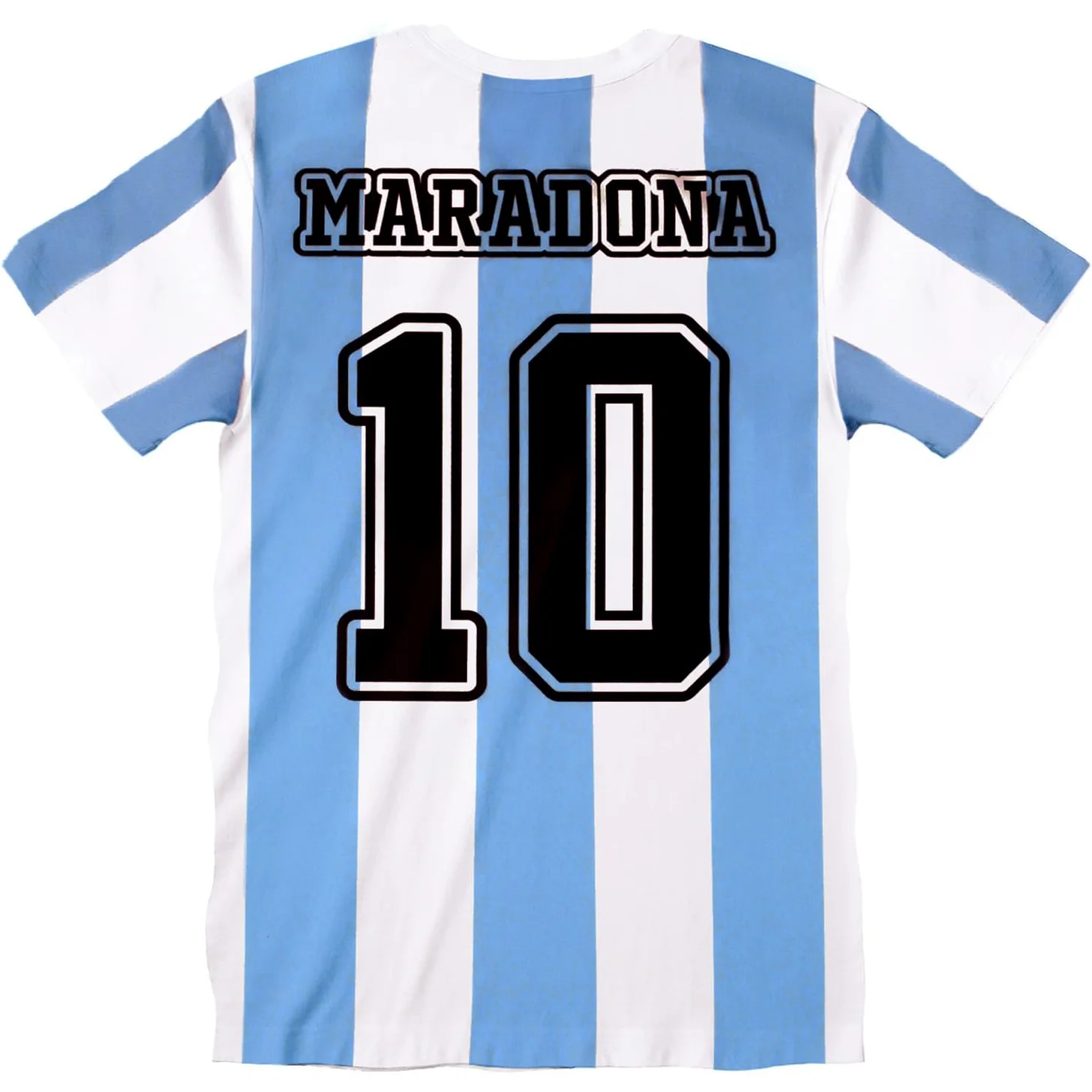Maglia Calcio Diego Armando Maradona. Replica Ufficiale. Maglietta Calcio Argentina per Ragazzo e Adulto.