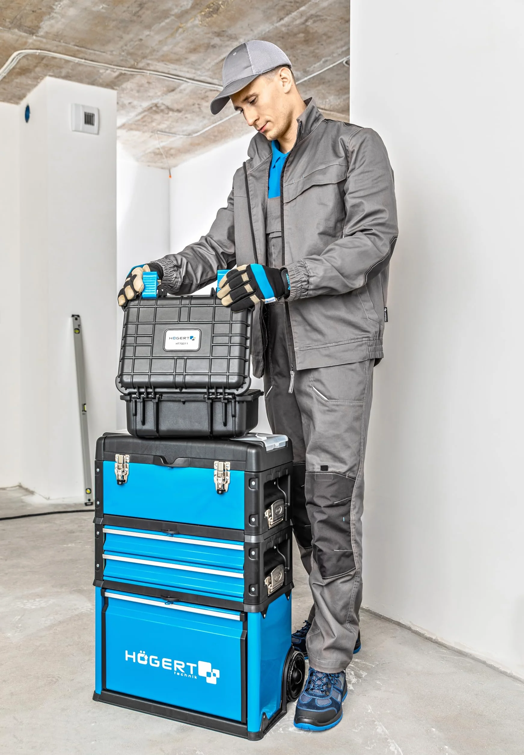 Högert Technik Kalmit Pantaloni Work Utility Uomo (Pacco da 1)
