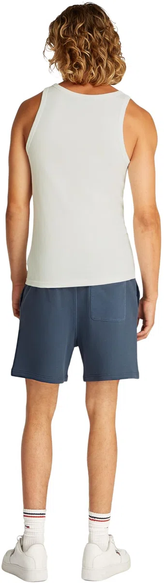 Tommy Jeans Uomo Canotte Confezione da 2 Rib con Scollo Rotondo