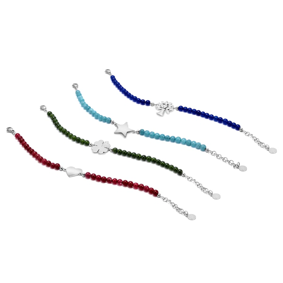 Morellato Bracciale Donna, Collezione Valentina, in Acciaio, pietra, Agata naturale - SATQ08