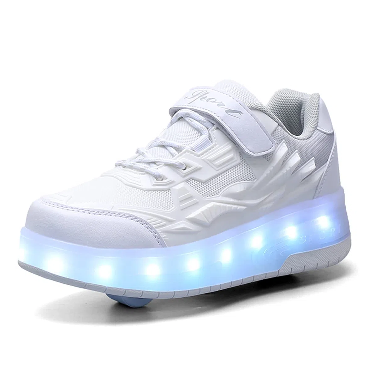 Scarpe con rotelle da Bambina Scarpe con luci Ragazza Scarpe da LED Ruota Skateboard Sneaker Sportive con Rotelle Multisports Skateboard Sneaker con Ruote per Bambini epifania natale compleanno regalo