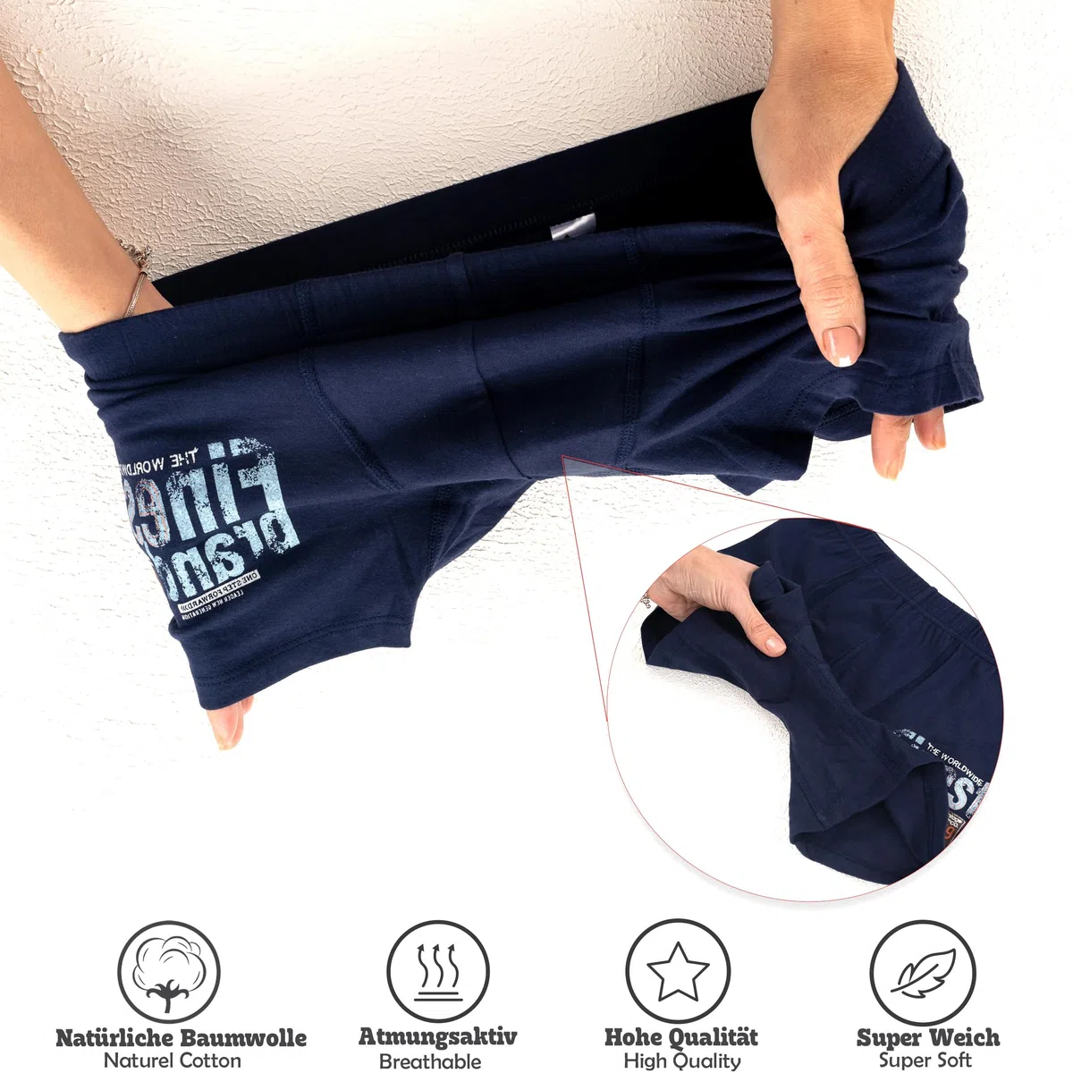LOREZA ® 10 Boxer Ragazzi Bambino Intimo Mutande Ragazzo in Cotone 2-15 Anni