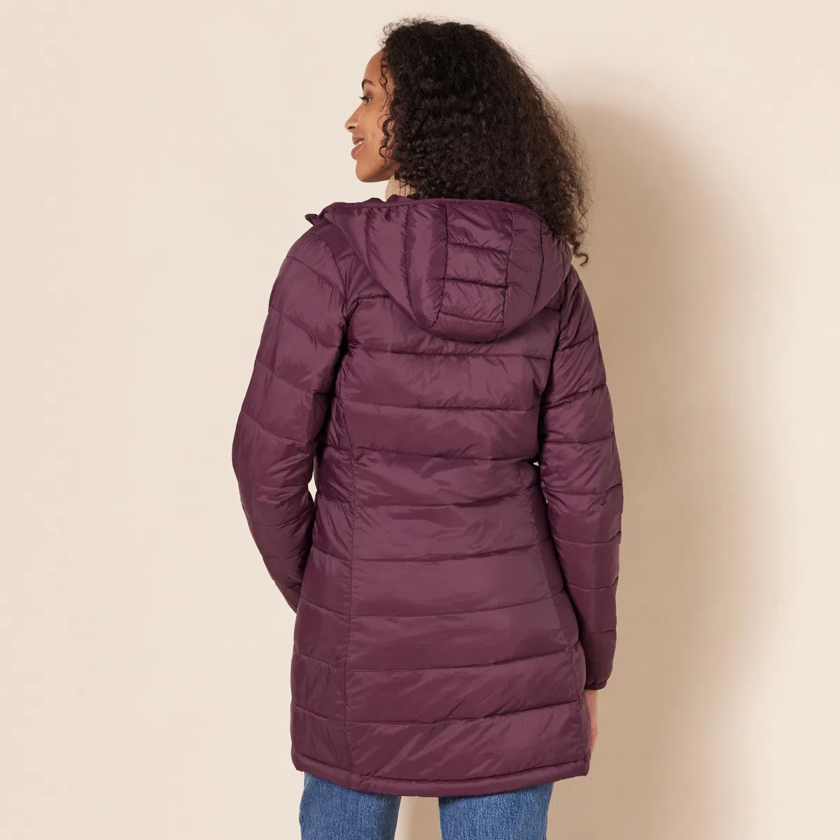 Amazon Essentials Donna Chaqueta Acolchada con Capucha, Ligera e Impermeable (Disponible en Tallas Grandes)