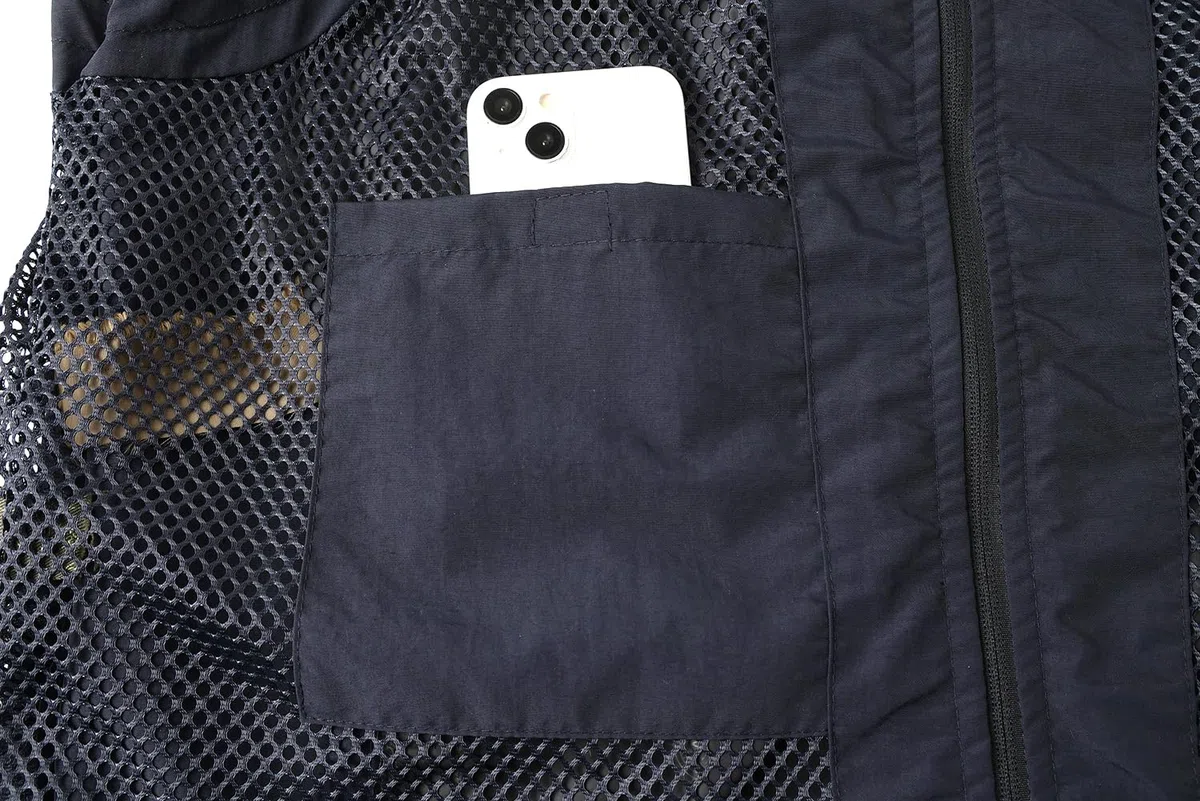 Gilet Uomo Tipo Caccia Estivo Leggero Gilet da Pesca da Uomo Gilet ad Asciugatura Rapida Giubbotto da Fotografico Giacca Lavoro Senza Maniche