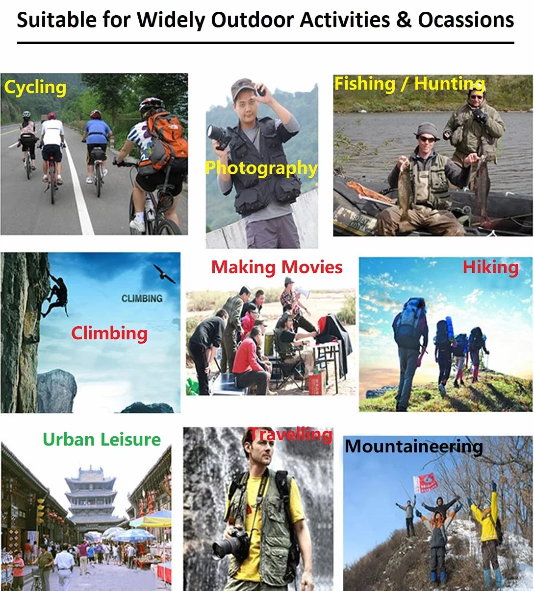 Gilet casual da uomo, estivo, leggero, multitasche, traspirante, ad asciugatura rapida, multifunzionale, taglie forti, per lavoro, viaggi, pesca, caccia, fotografia e campeggio