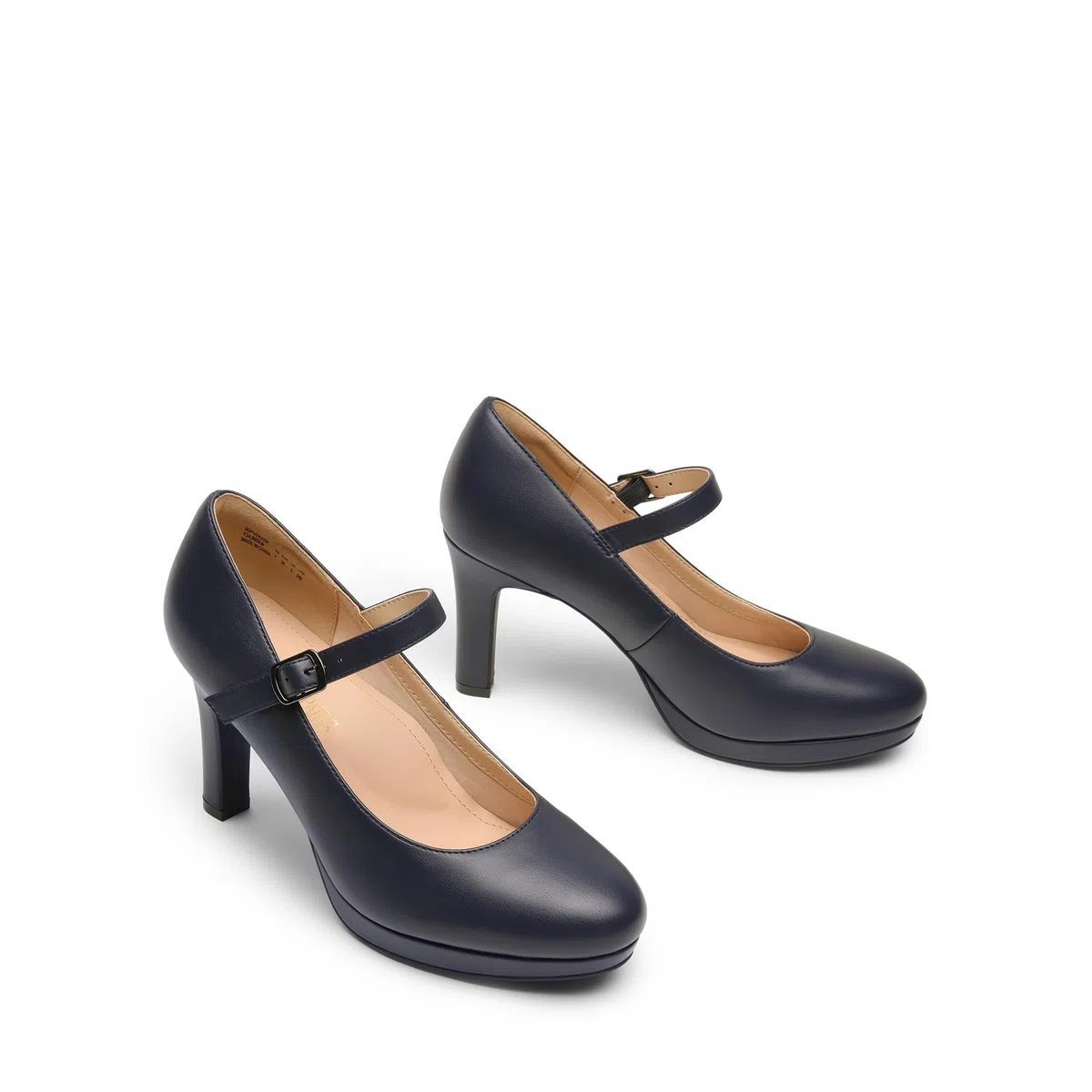 DREAM PAIRS Mary Janes Décolleté Scarpe Classiche Scarpe da Donna con Tacco Alto con Comoda Soletta